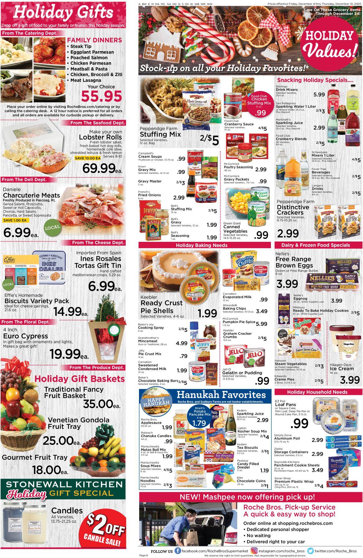 Roche Bros. Supermarkets Weekly Ad Circular - valid 12/04-12/10/2020 (Page 6)
