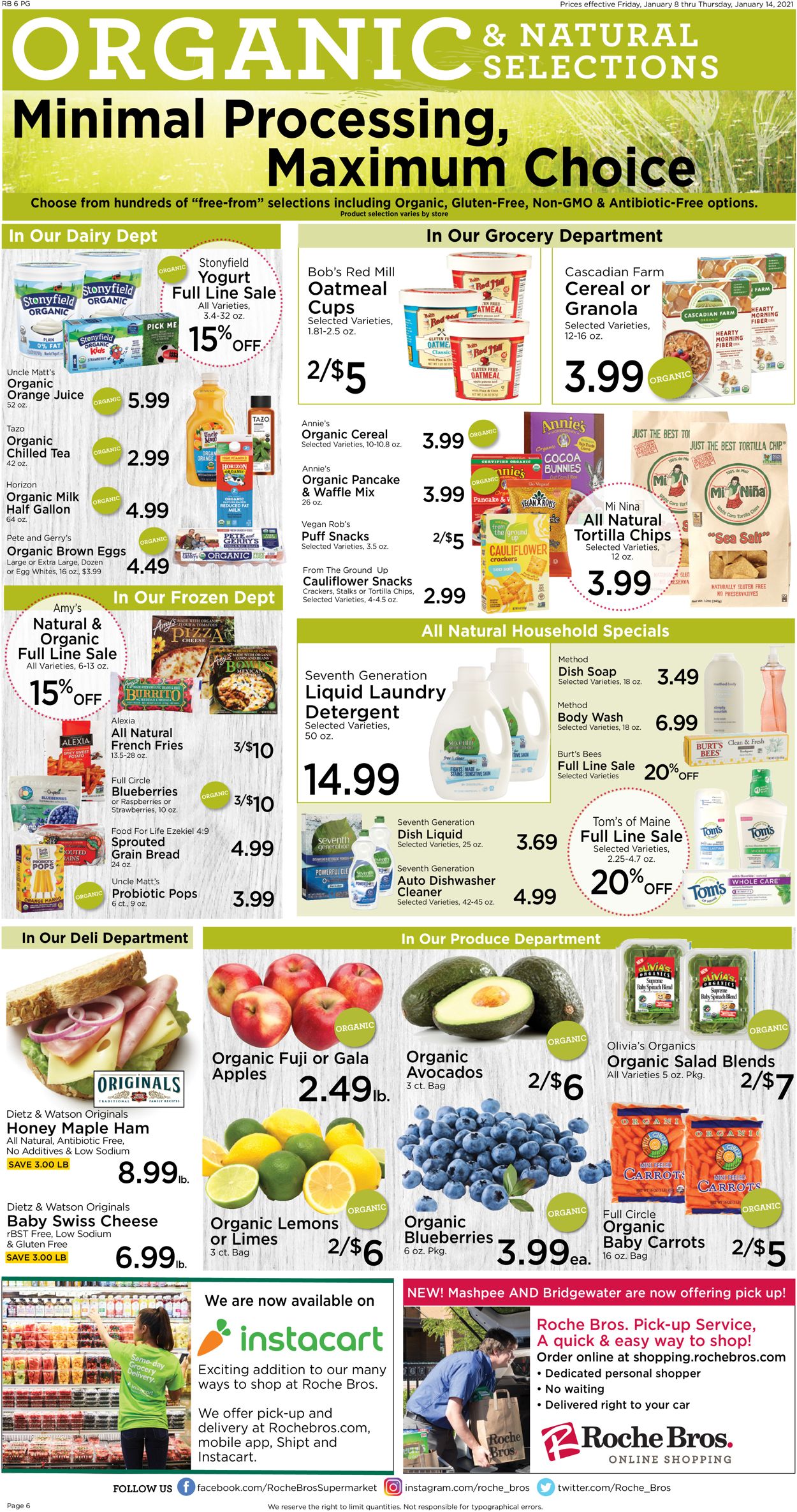 Roche Bros. Supermarkets Weekly Ad Circular - valid 01/08-01/14/2021 (Page 6)