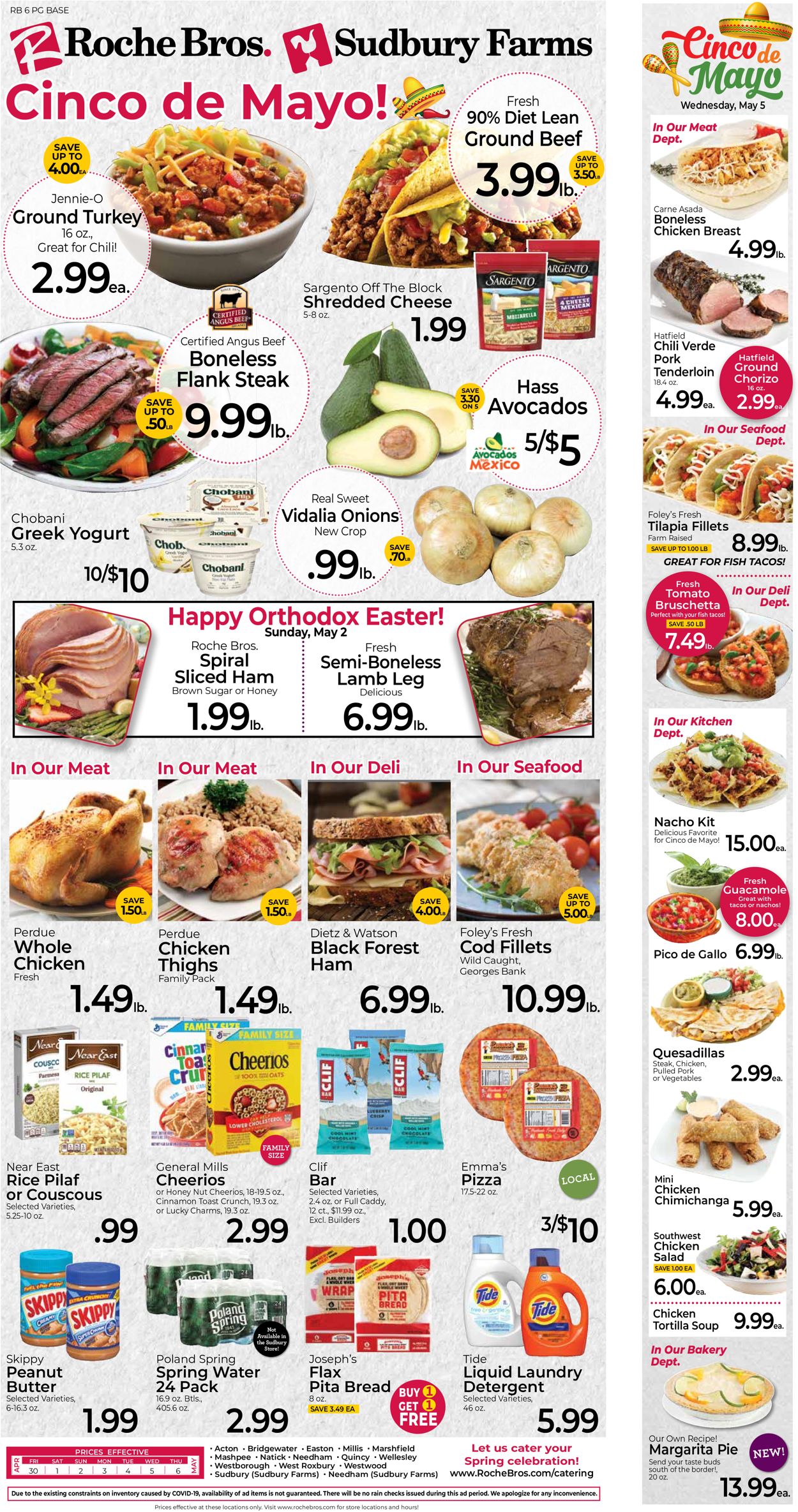 Roche Bros. Supermarkets Weekly Ad Circular - valid 04/30-05/06/2021