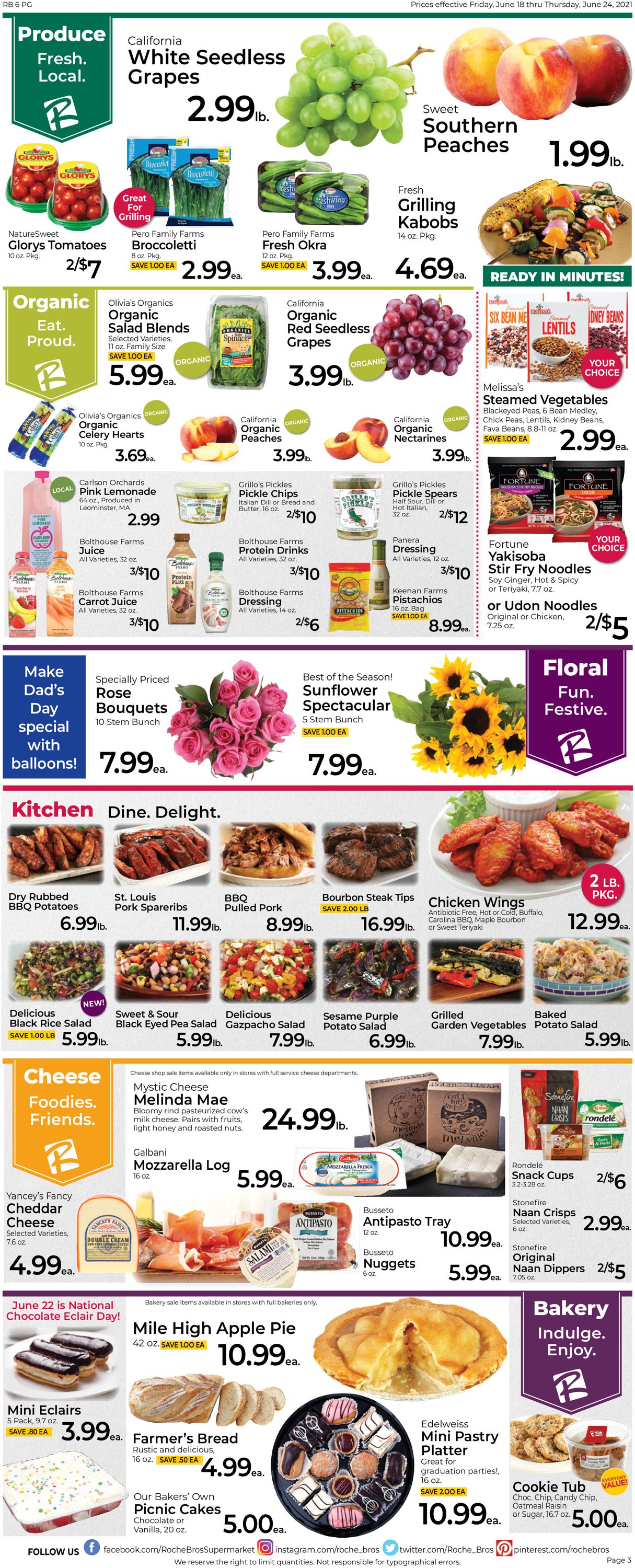 Roche Bros. Supermarkets Weekly Ad Circular - valid 06/18-06/24/2021 (Page 3)