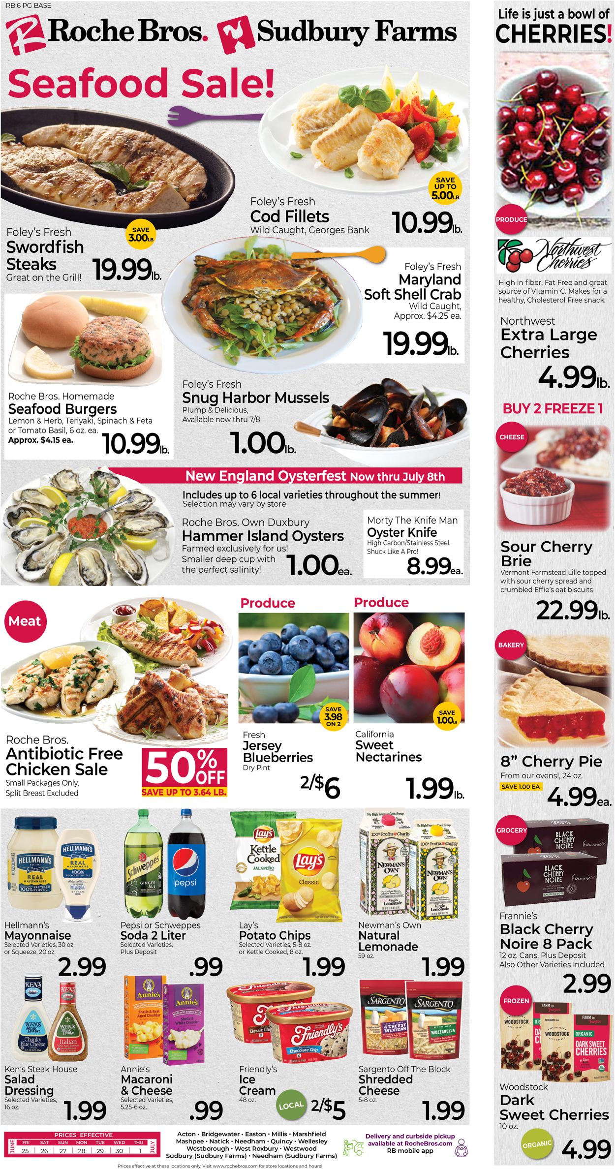 Roche Bros. Supermarkets Weekly Ad Circular - valid 06/25-07/01/2021