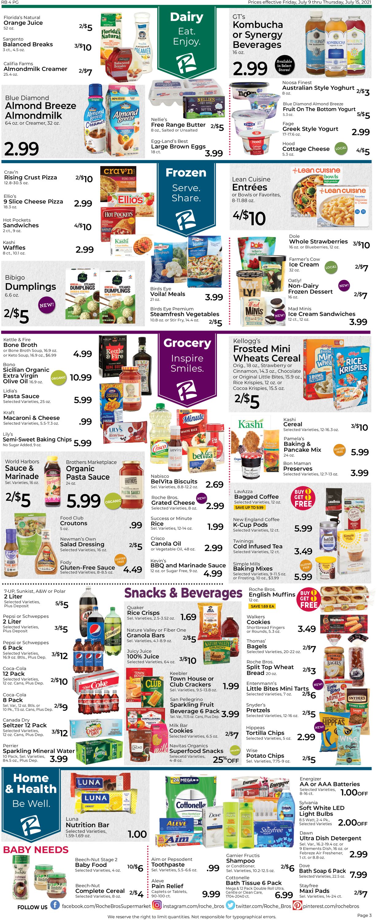 Roche Bros. Supermarkets Weekly Ad Circular - valid 07/09-07/15/2021 (Page 3)