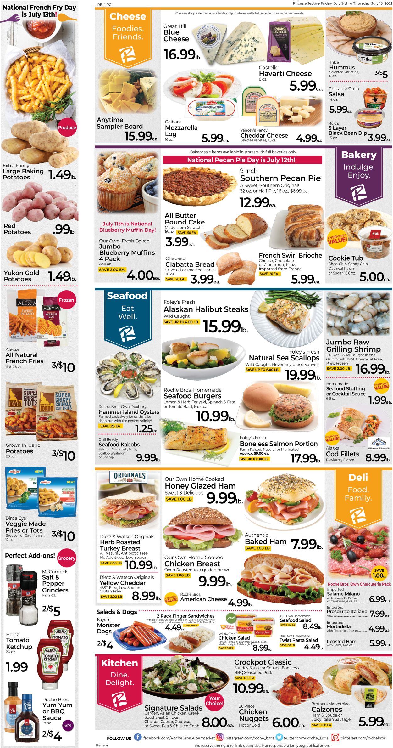Roche Bros. Supermarkets Weekly Ad Circular - valid 07/09-07/15/2021 (Page 4)
