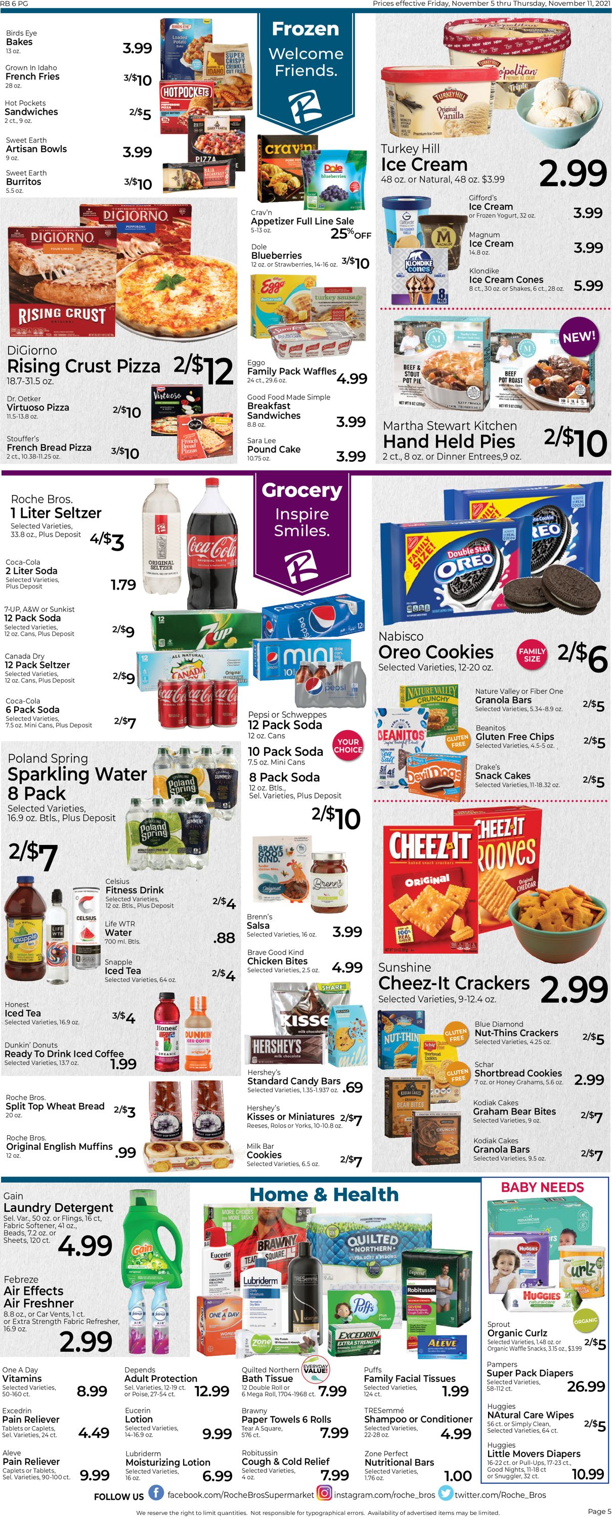 Roche Bros. Supermarkets Weekly Ad Circular - valid 11/05-11/11/2021 (Page 5)