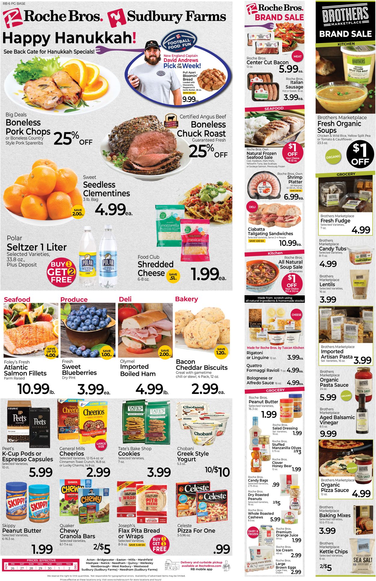 Roche Bros. Supermarkets Weekly Ad Circular - valid 11/26-12/02/2021