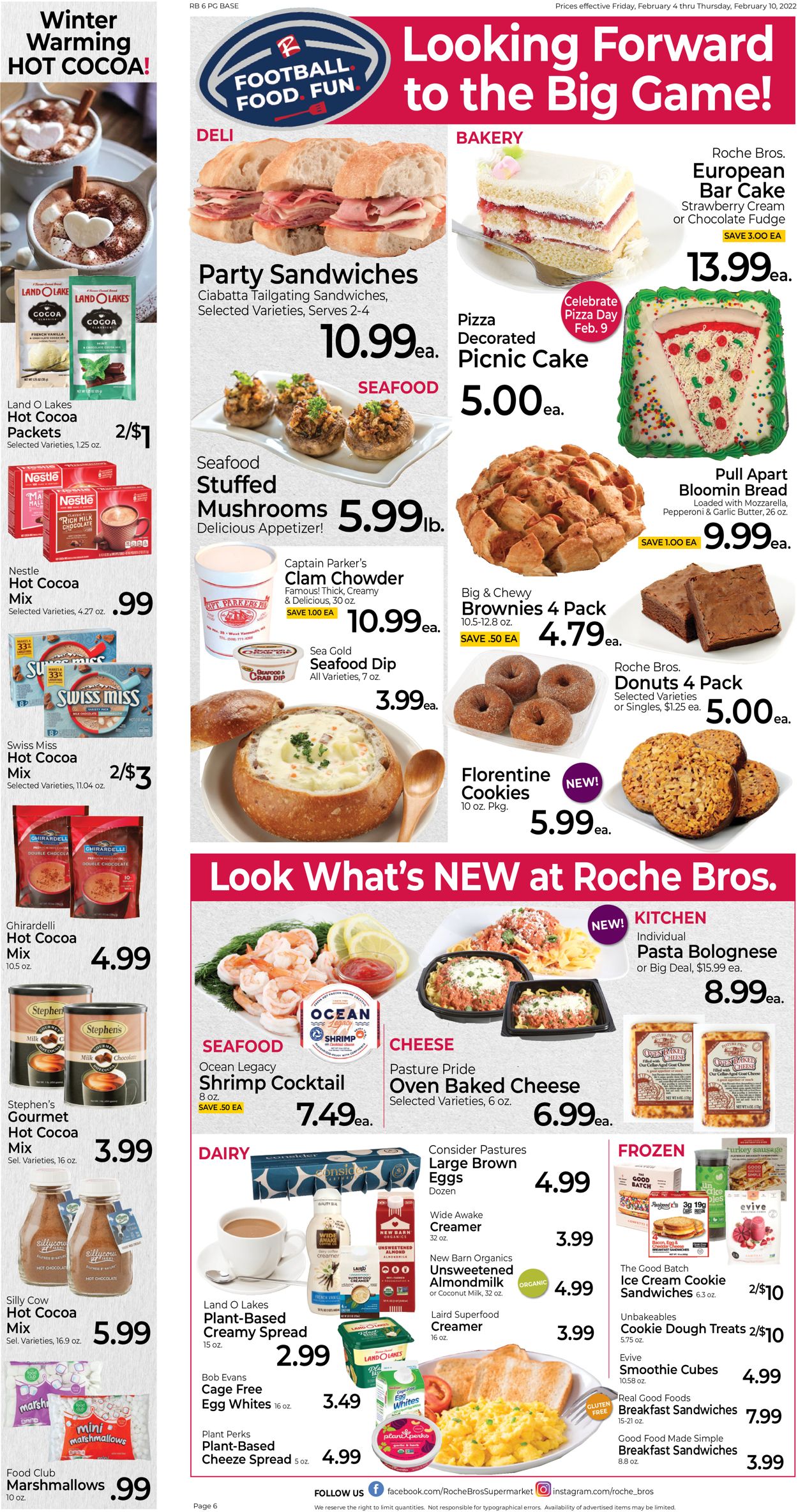 Roche Bros. Supermarkets Weekly Ad Circular - valid 02/04-02/10/2022 (Page 6)