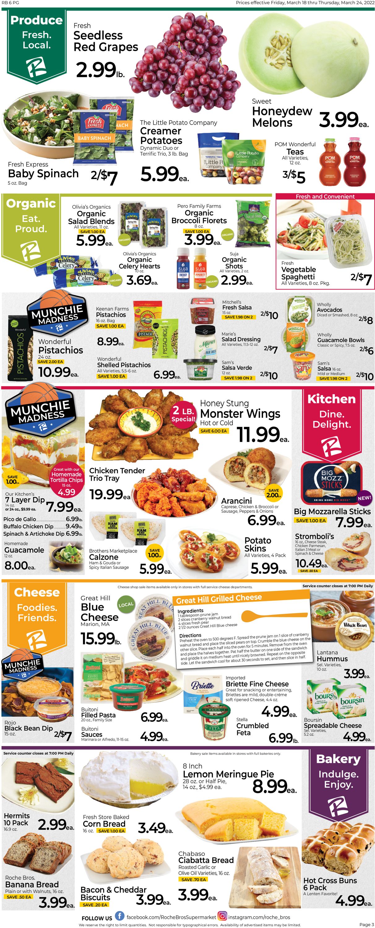 Roche Bros. Supermarkets Weekly Ad Circular - valid 03/18-03/24/2022 (Page 3)