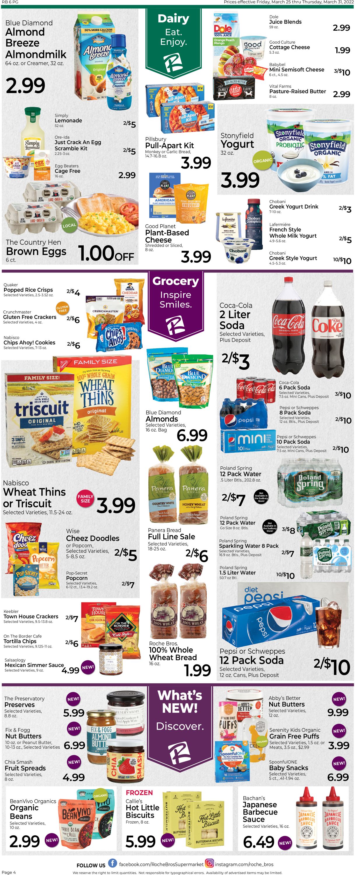 Roche Bros. Supermarkets Weekly Ad Circular - valid 03/25-03/31/2022 (Page 4)
