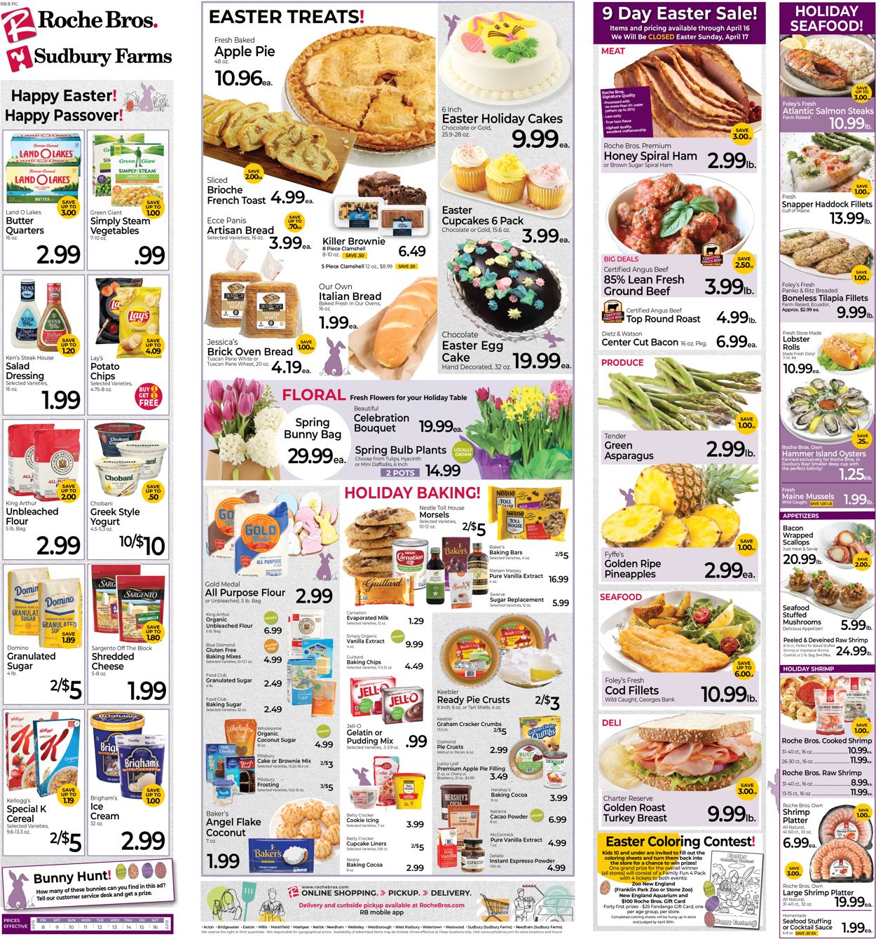 Roche Bros. Supermarkets Weekly Ad Circular - valid 04/08-04/16/2022