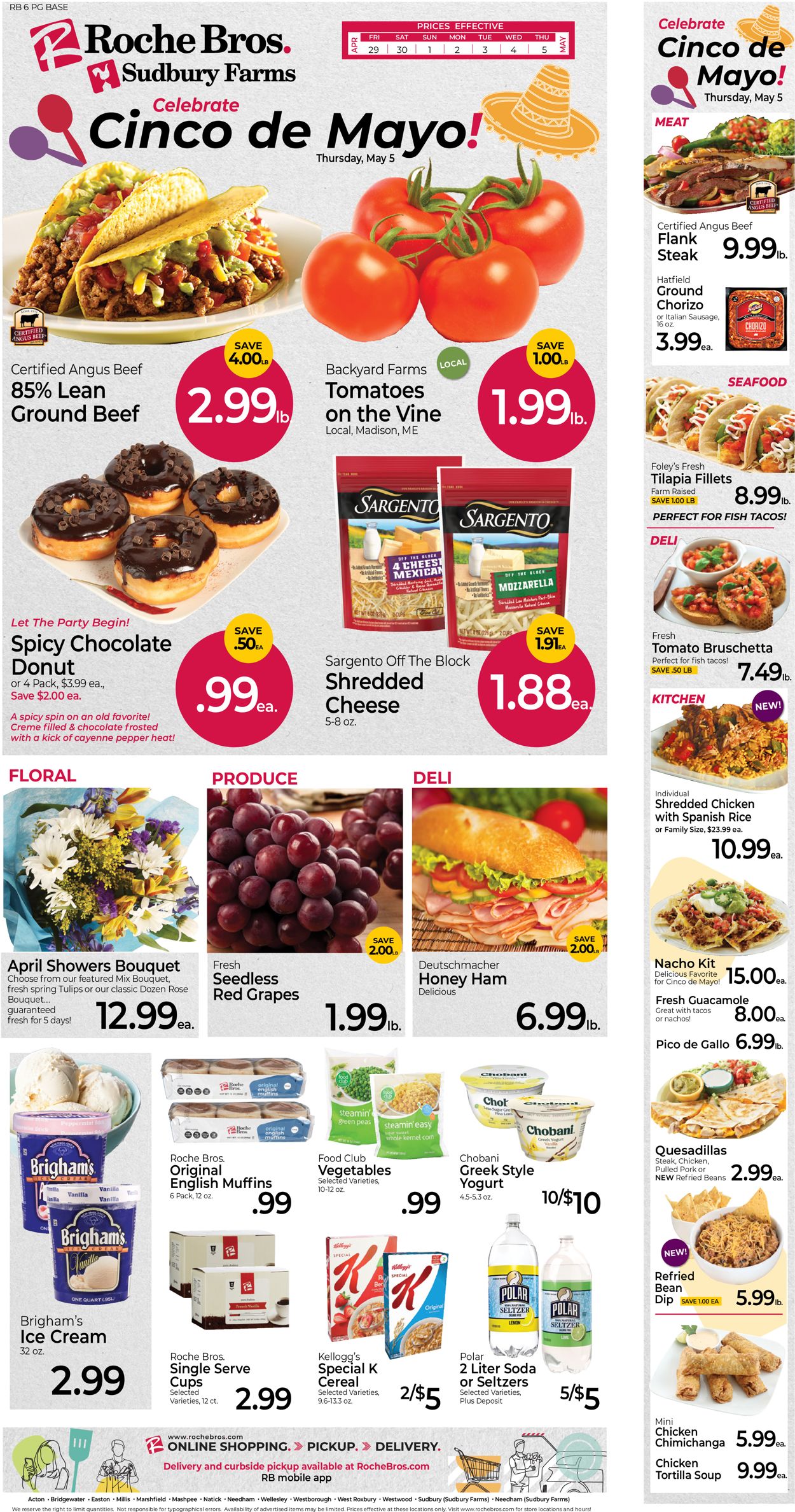 Roche Bros. Supermarkets Weekly Ad Circular - valid 04/29-05/05/2022
