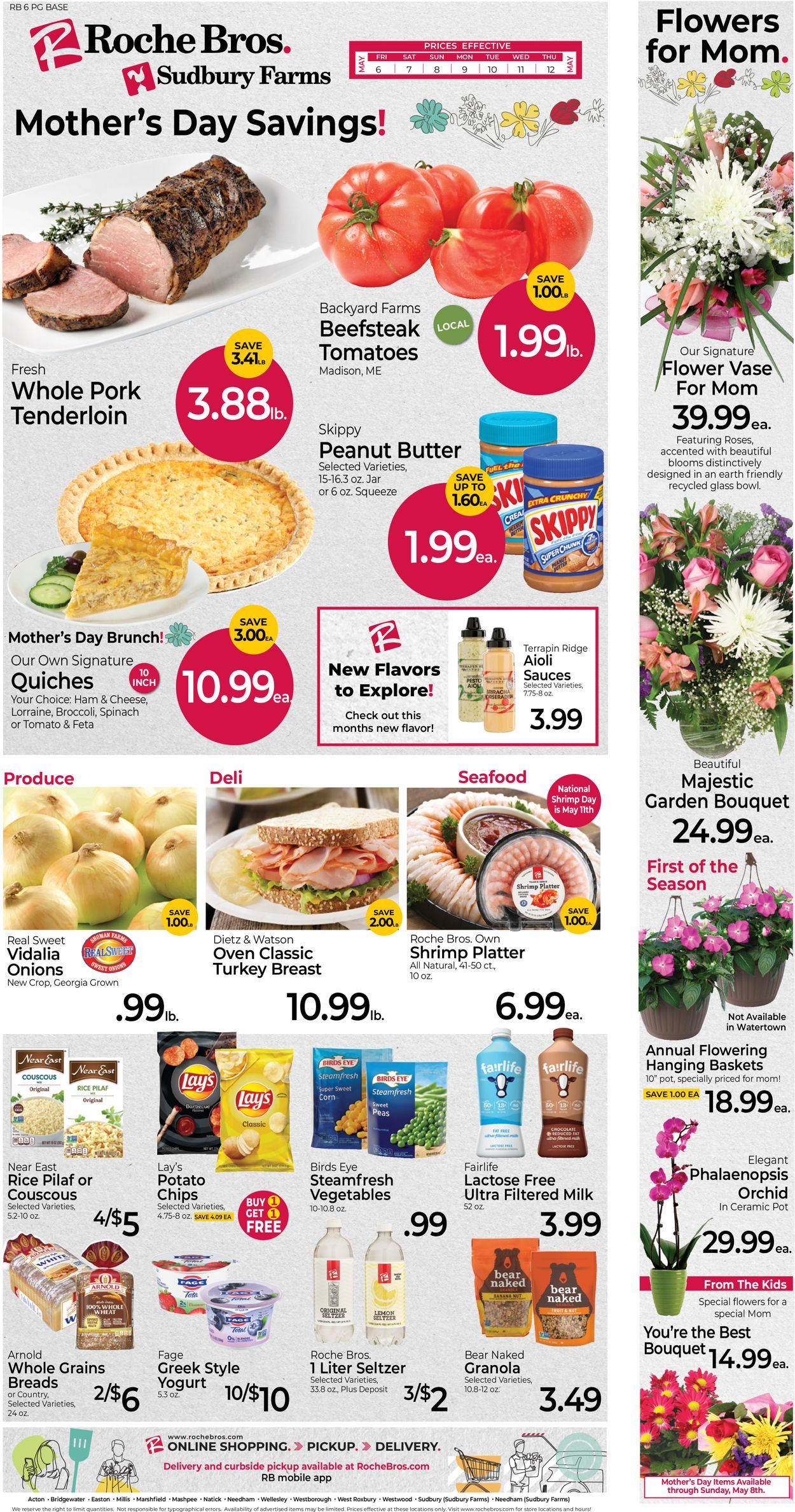 Roche Bros. Supermarkets Weekly Ad Circular - valid 05/06-05/12/2022