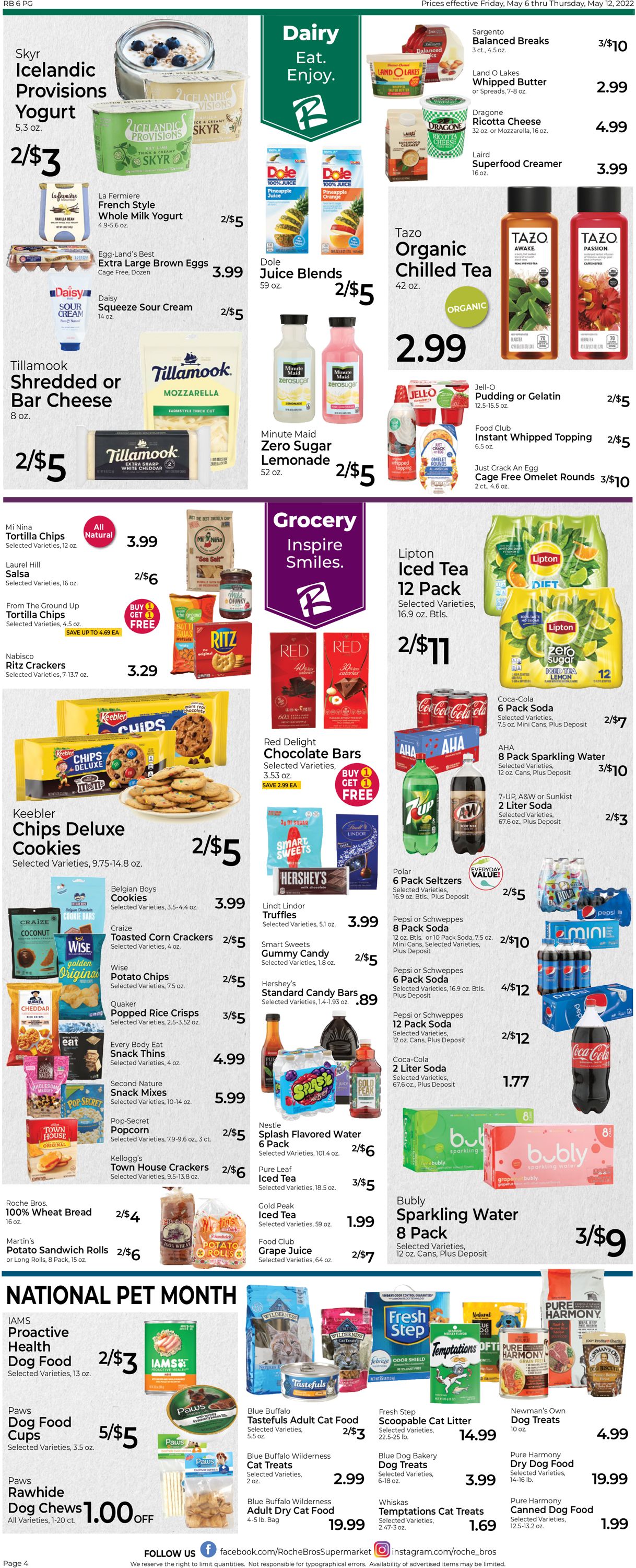 Roche Bros. Supermarkets Weekly Ad Circular - valid 05/06-05/12/2022 (Page 4)