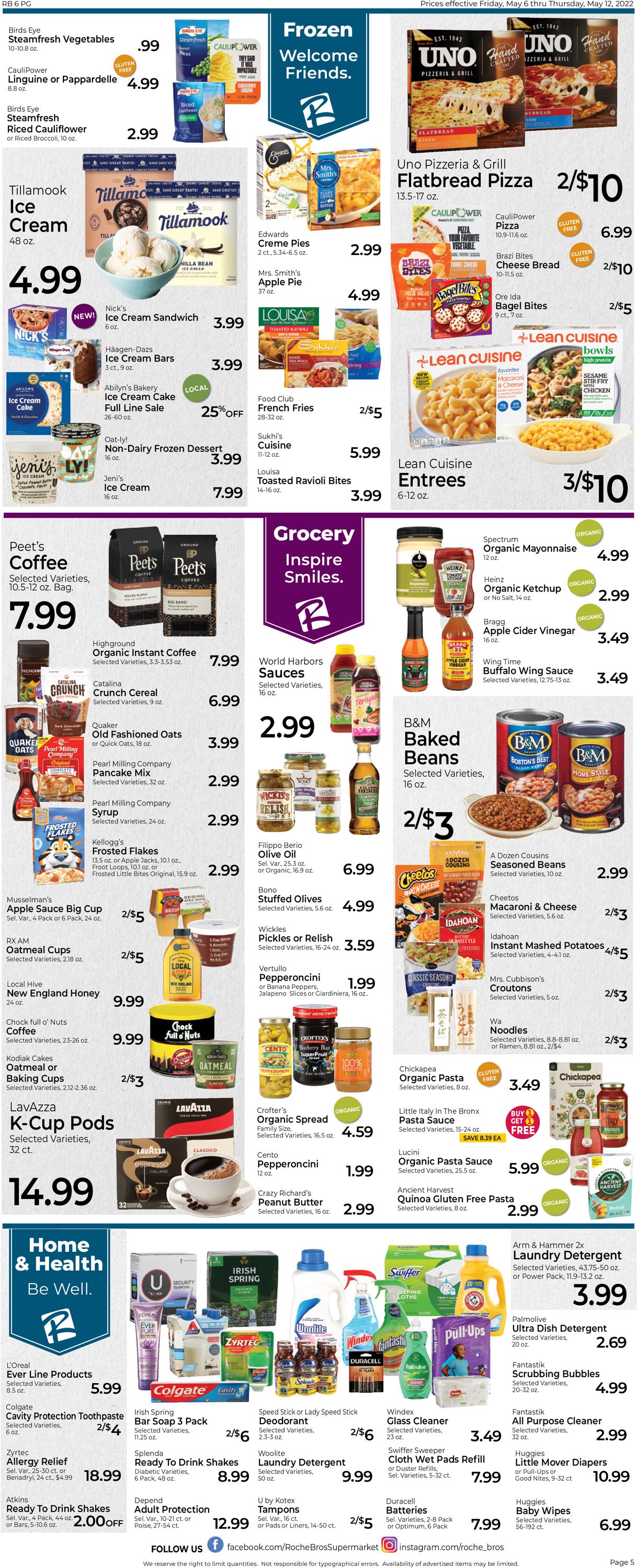 Roche Bros. Supermarkets Weekly Ad Circular - valid 05/06-05/12/2022 (Page 5)