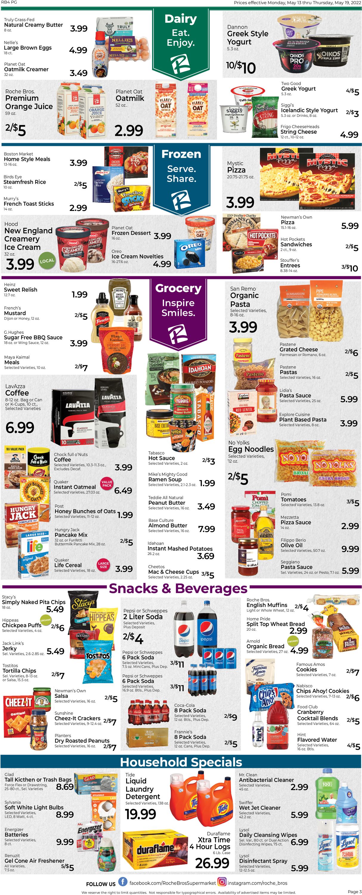 Roche Bros. Supermarkets Weekly Ad Circular - valid 05/13-05/19/2022 (Page 3)