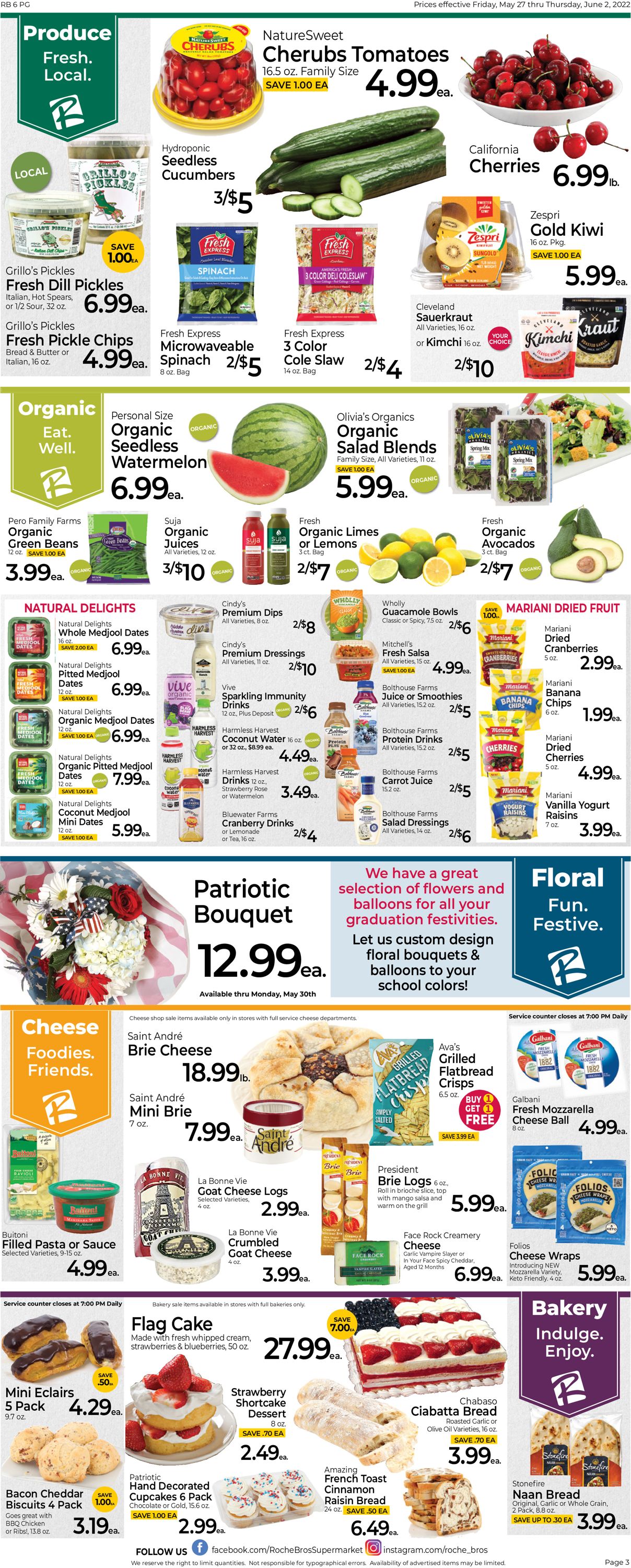 Roche Bros. Supermarkets Weekly Ad Circular - valid 05/27-06/02/2022 (Page 3)