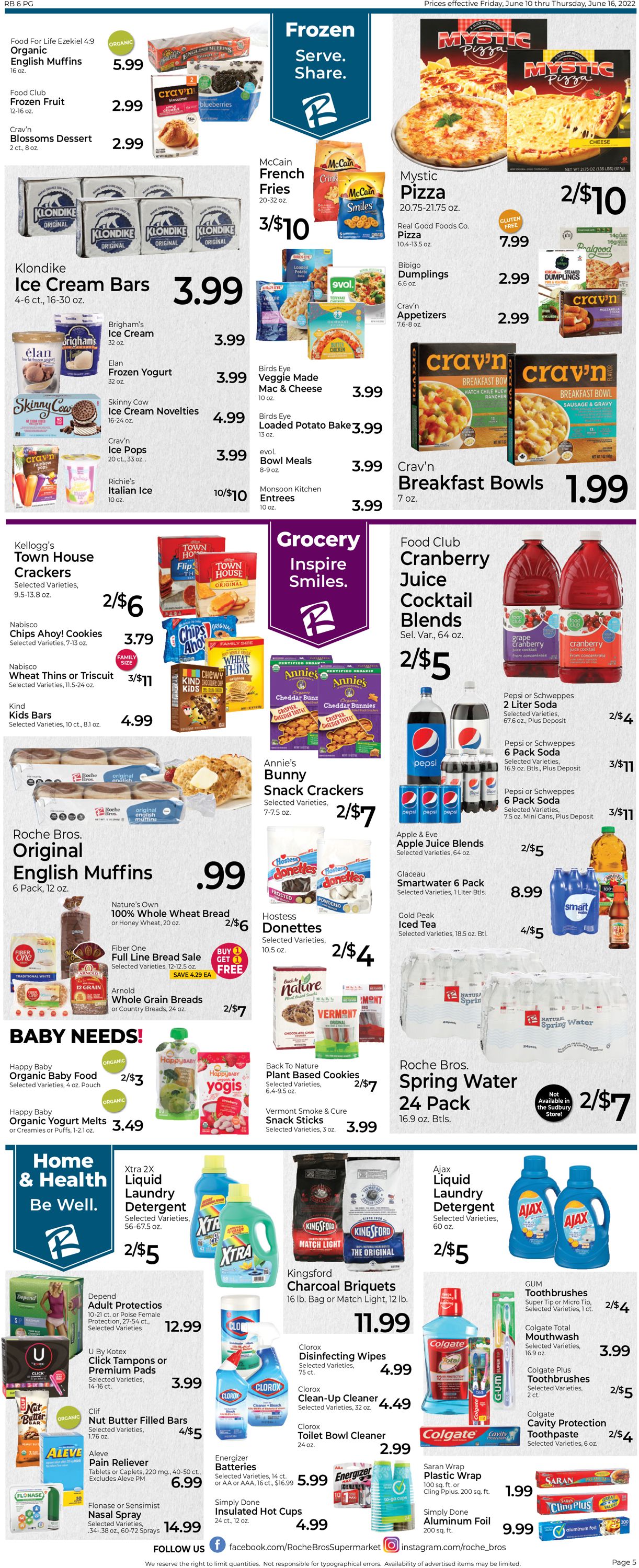 Roche Bros. Supermarkets Weekly Ad Circular - valid 06/10-06/16/2022 (Page 5)