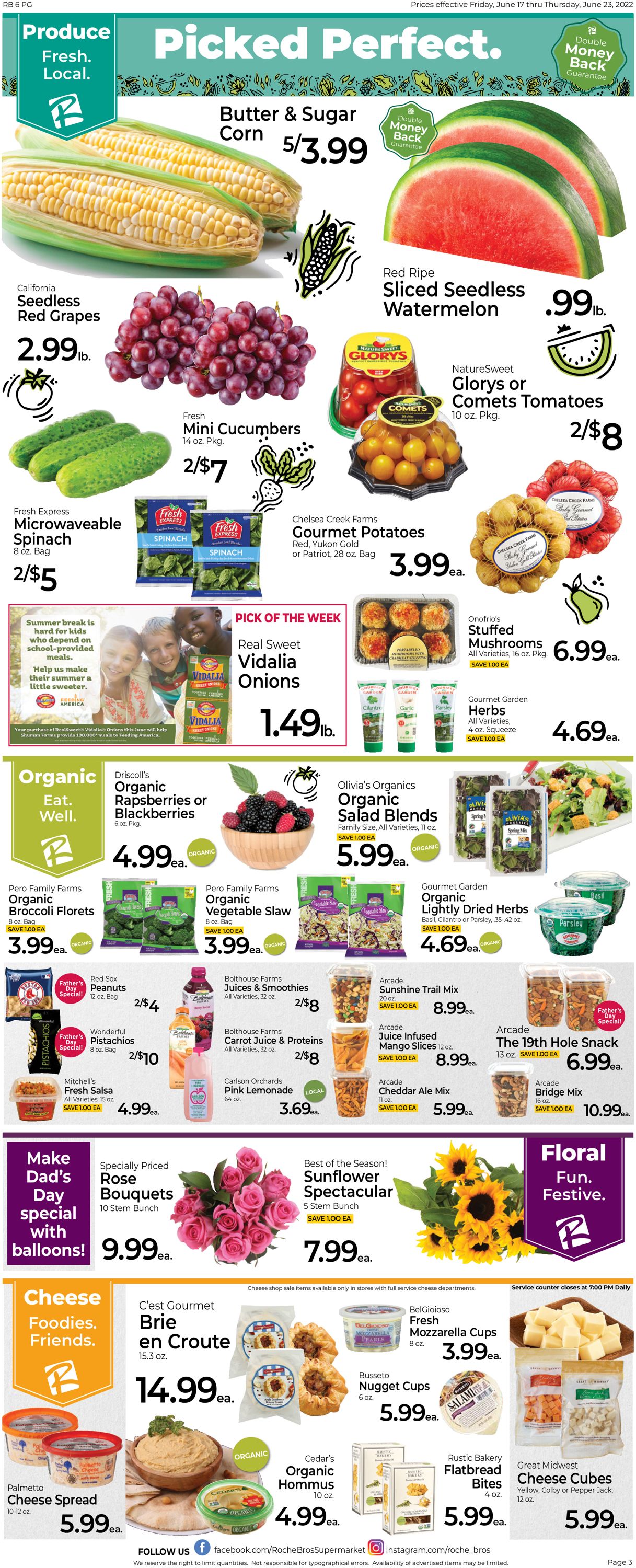 Roche Bros. Supermarkets Weekly Ad Circular - valid 06/17-06/23/2022 (Page 3)