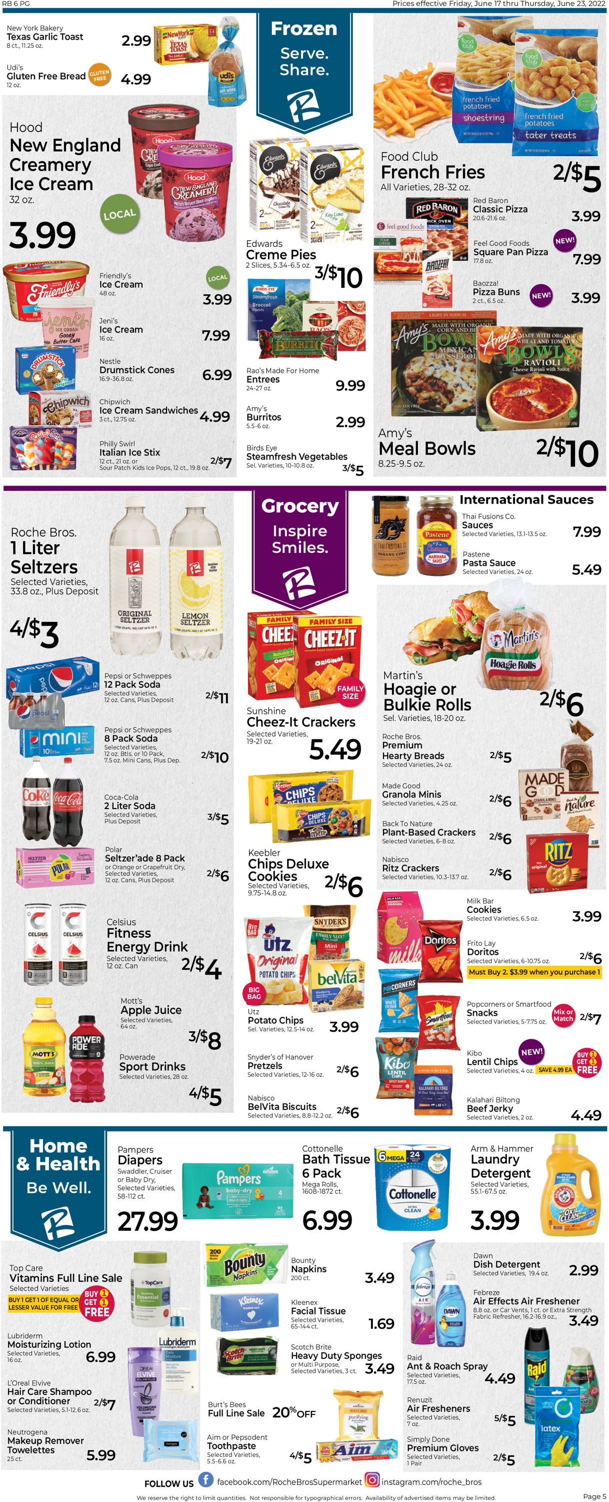 Roche Bros. Supermarkets Weekly Ad Circular - valid 06/17-06/23/2022 (Page 5)