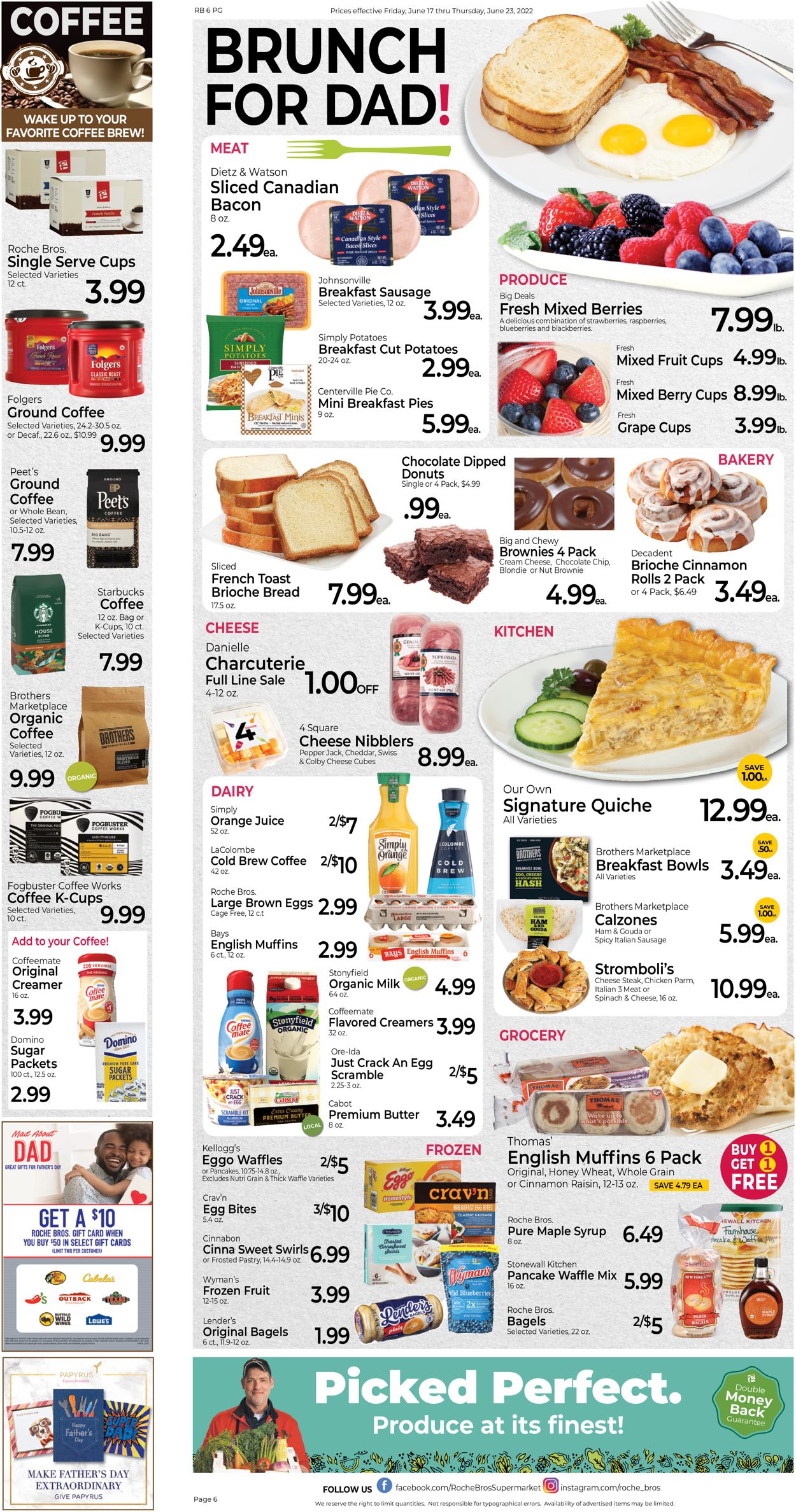 Roche Bros. Supermarkets Weekly Ad Circular - valid 06/17-06/23/2022 (Page 6)