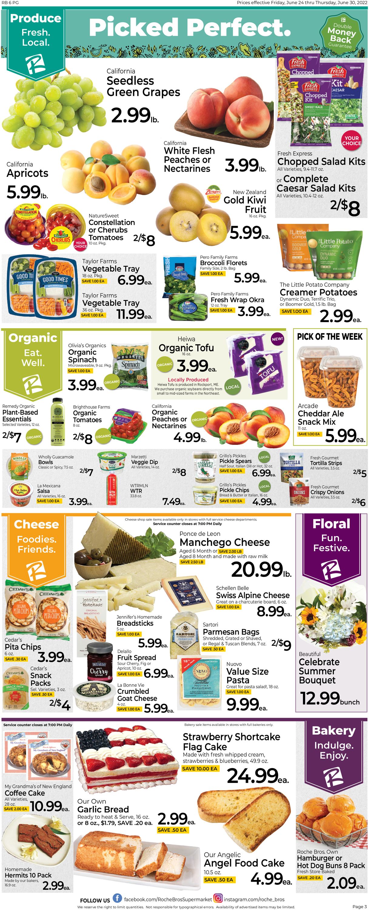 Roche Bros. Supermarkets Weekly Ad Circular - valid 06/24-06/30/2022 (Page 3)