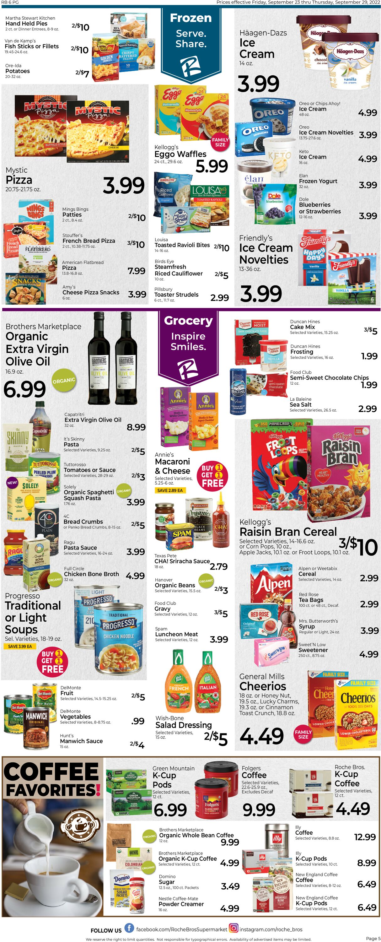 Roche Bros. Supermarkets Weekly Ad Circular - valid 09/23-09/29/2022 (Page 5)