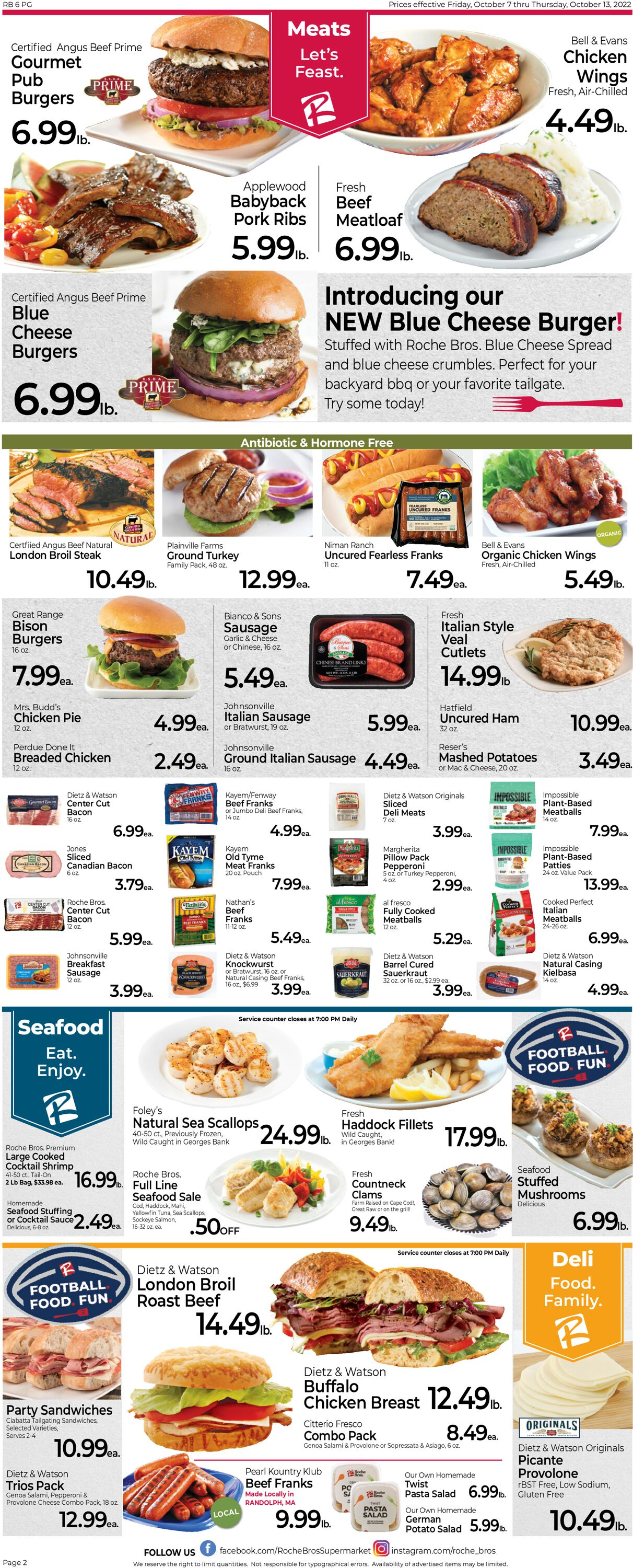 Roche Bros. Supermarkets Weekly Ad Circular - valid 10/07-10/13/2022 (Page 2)