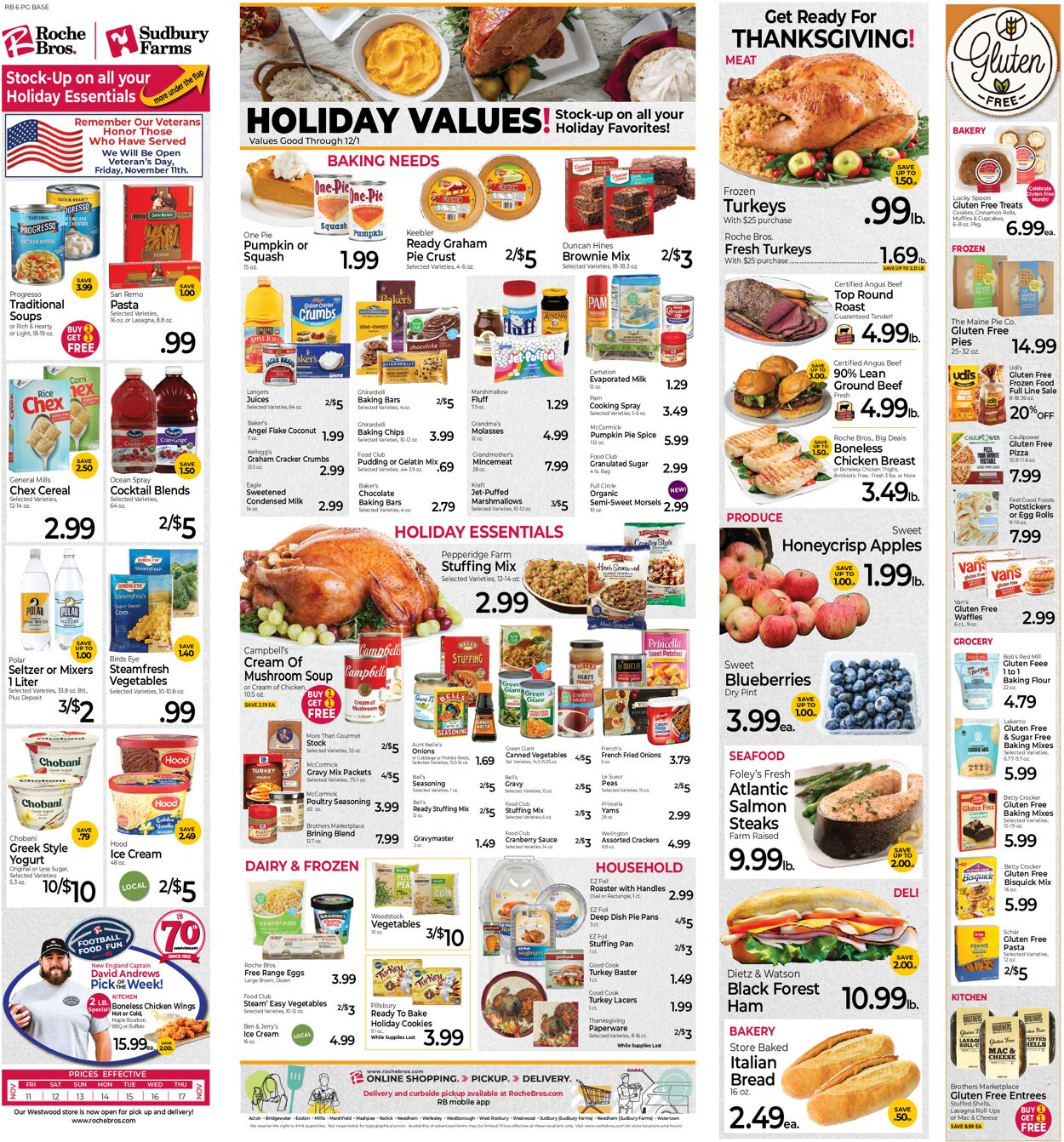 Roche Bros. Supermarkets Weekly Ad Circular - valid 11/11-11/19/2022