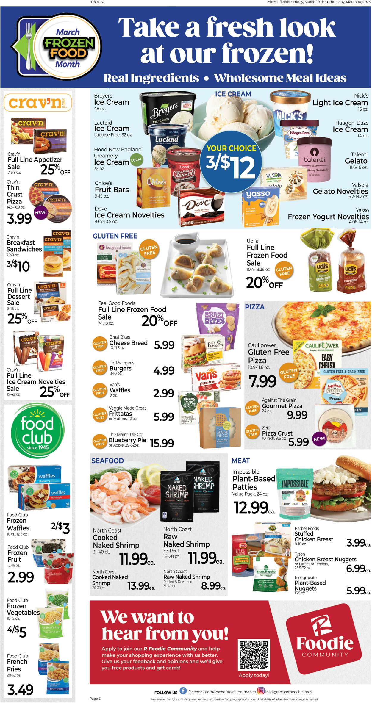 Roche Bros. Supermarkets Weekly Ad Circular - valid 03/10-03/17/2023 (Page 6)