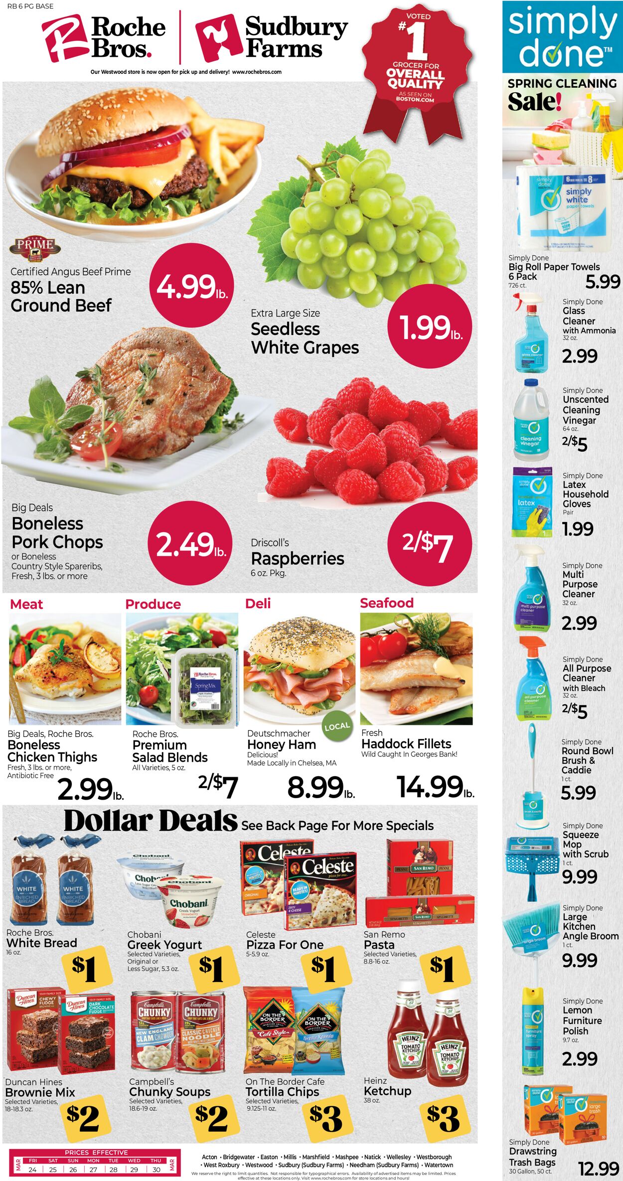 Roche Bros. Supermarkets Weekly Ad Circular - valid 03/24-03/30/2023