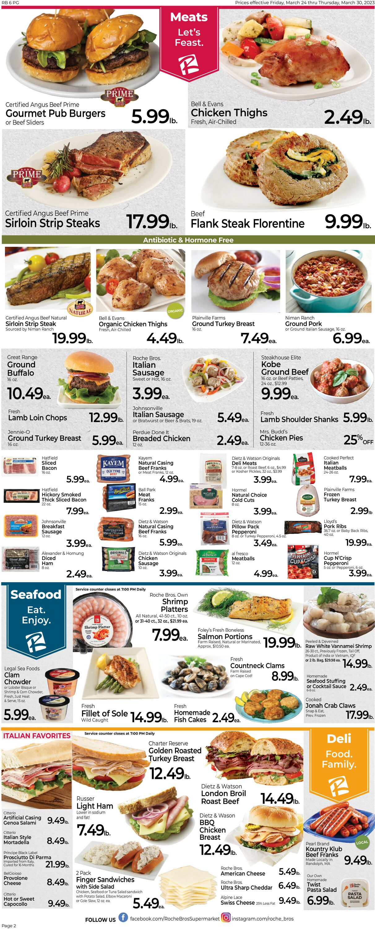 Roche Bros. Supermarkets Weekly Ad Circular - valid 03/24-03/30/2023 (Page 2)