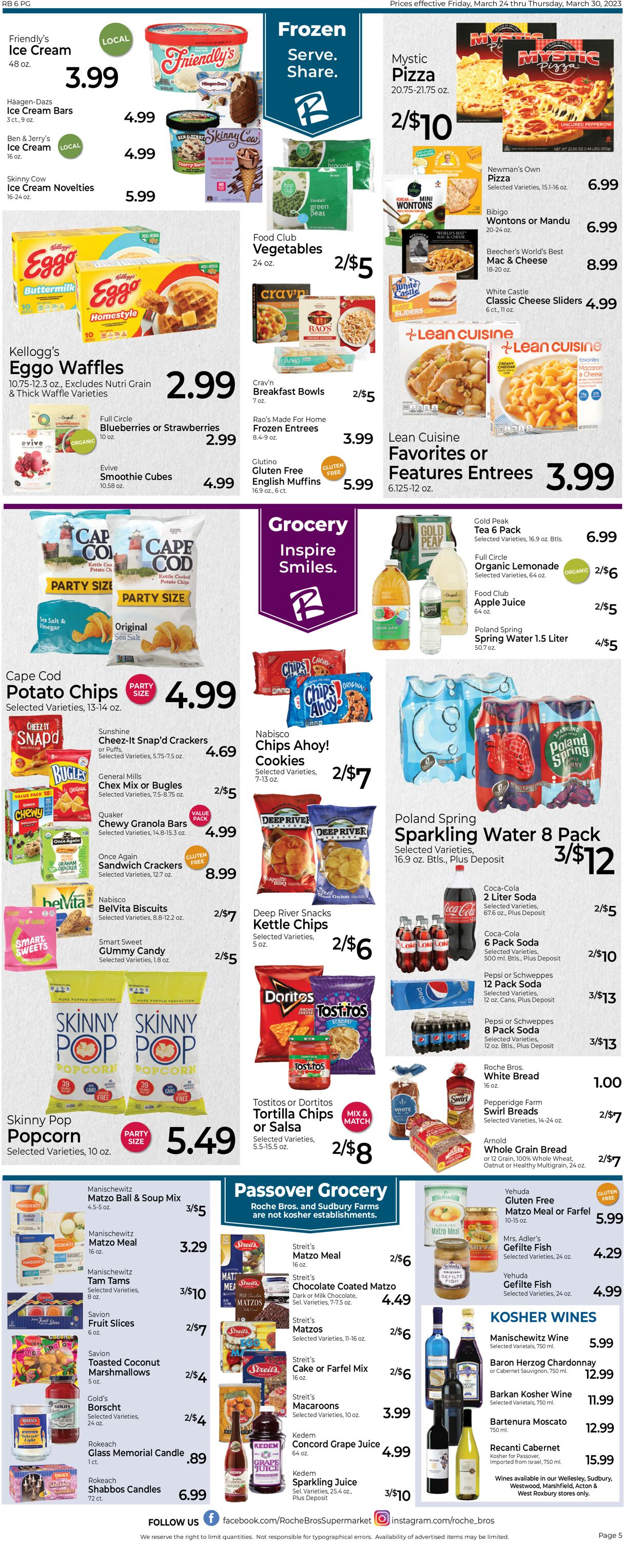 Roche Bros. Supermarkets Weekly Ad Circular - valid 03/24-03/30/2023 (Page 5)