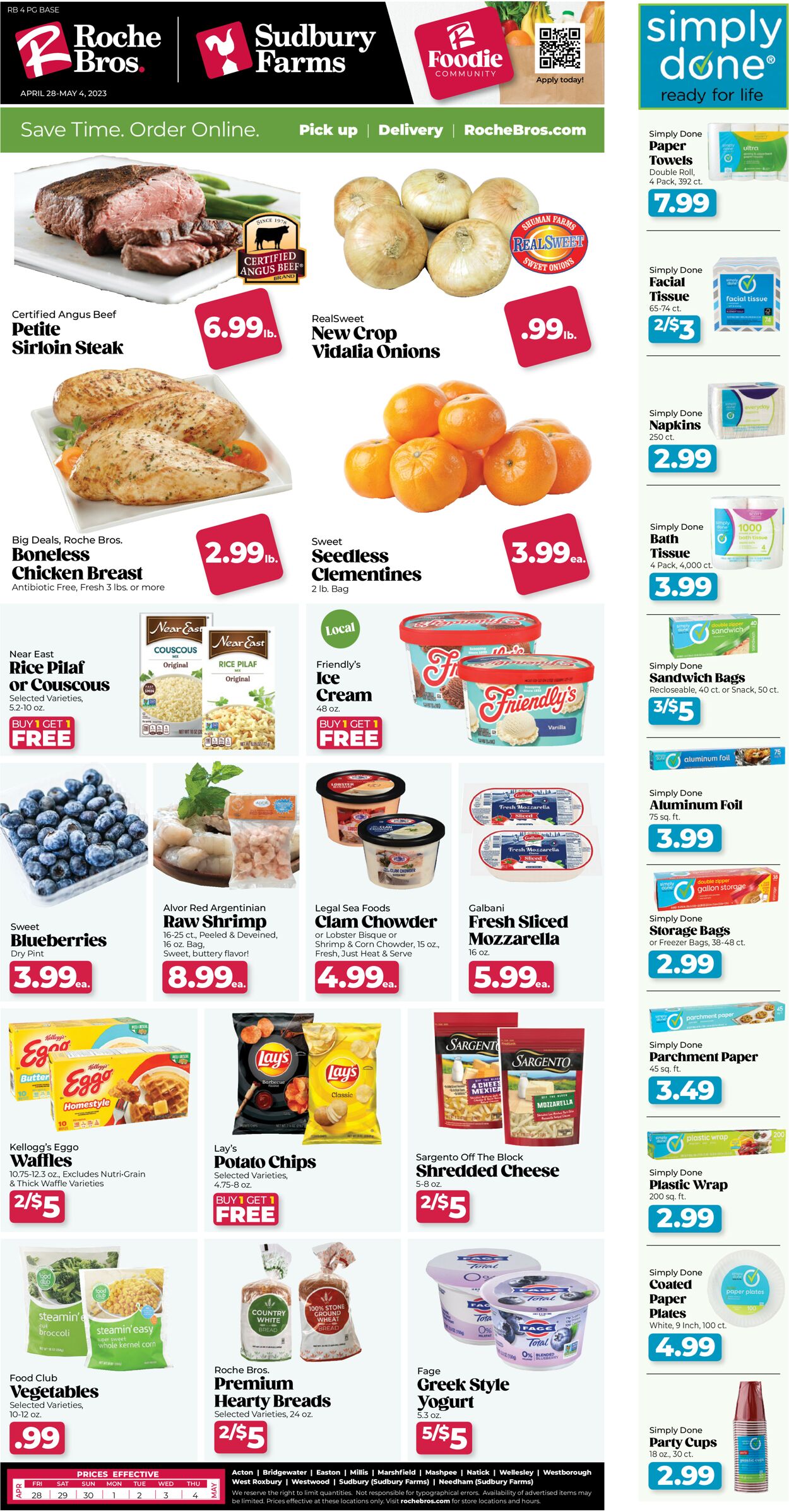 Roche Bros. Supermarkets Weekly Ad Circular - valid 04/28-05/05/2023
