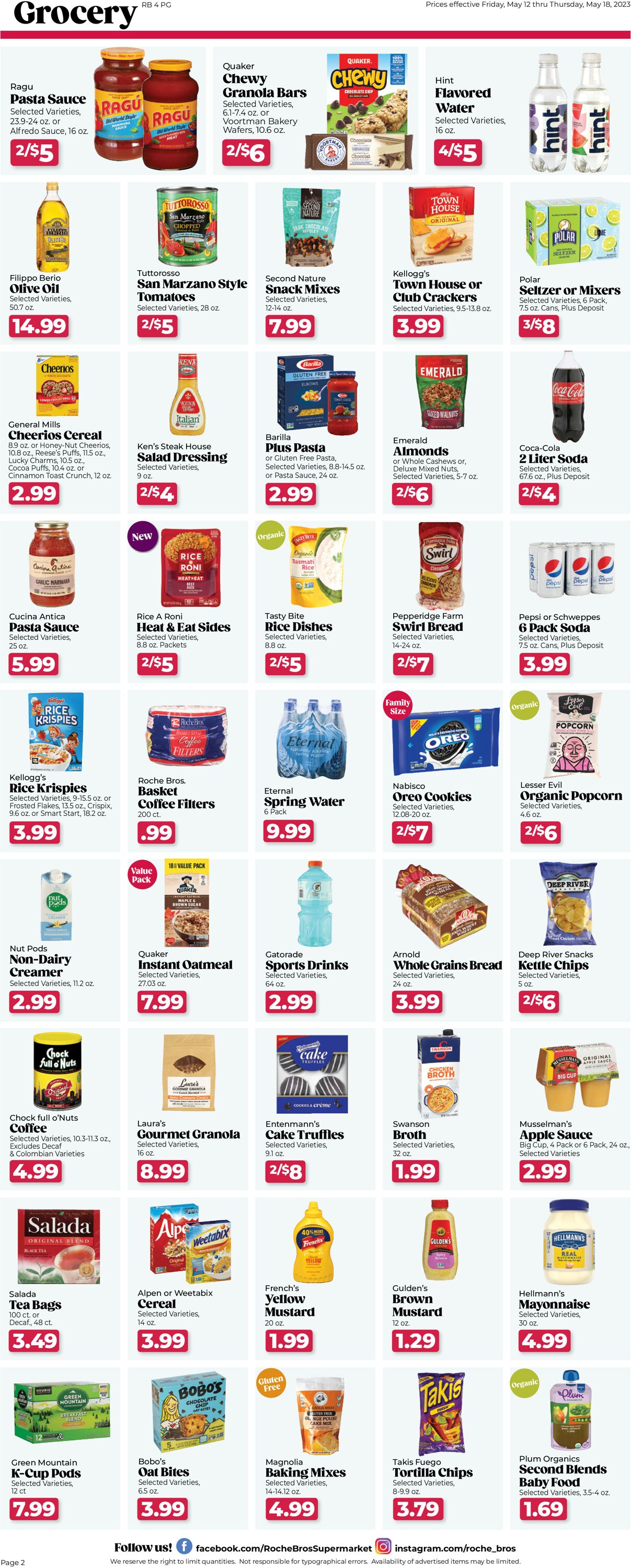 Roche Bros. Supermarkets Weekly Ad Circular - valid 05/12-05/18/2023 (Page 2)