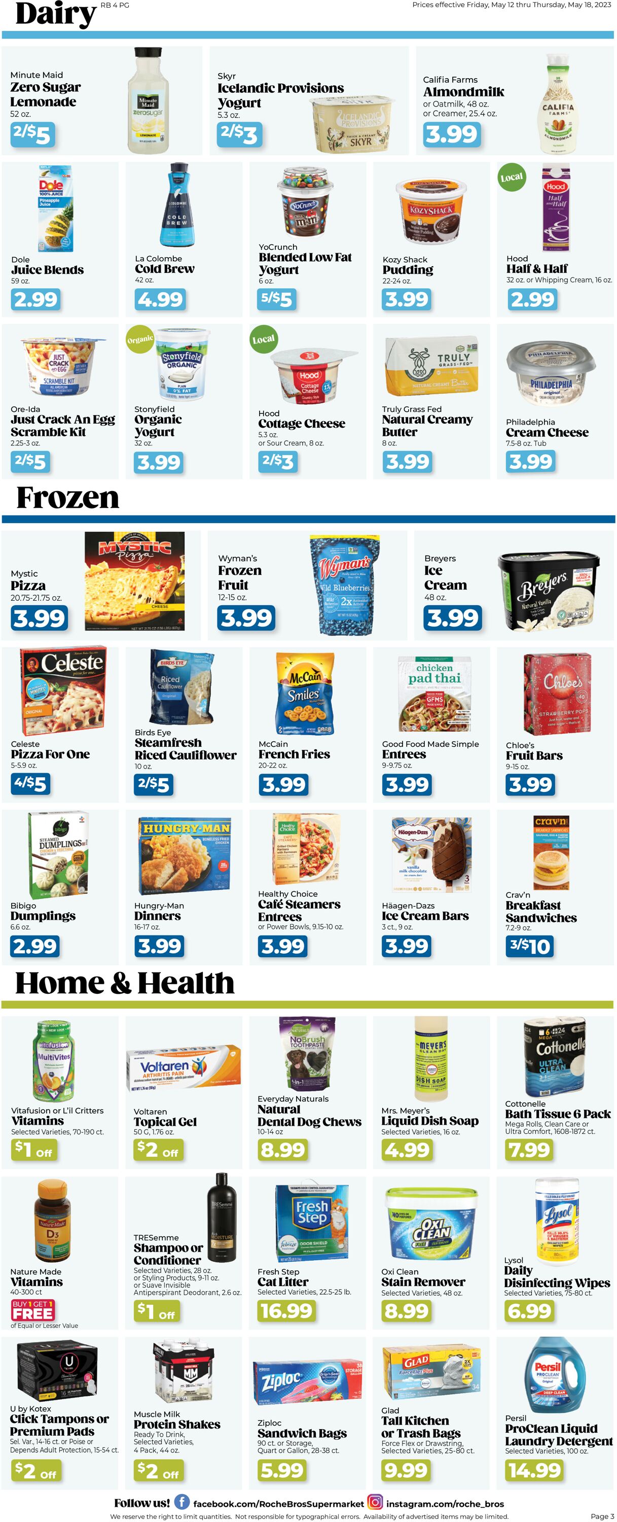 Roche Bros. Supermarkets Weekly Ad Circular - valid 05/12-05/18/2023 (Page 3)