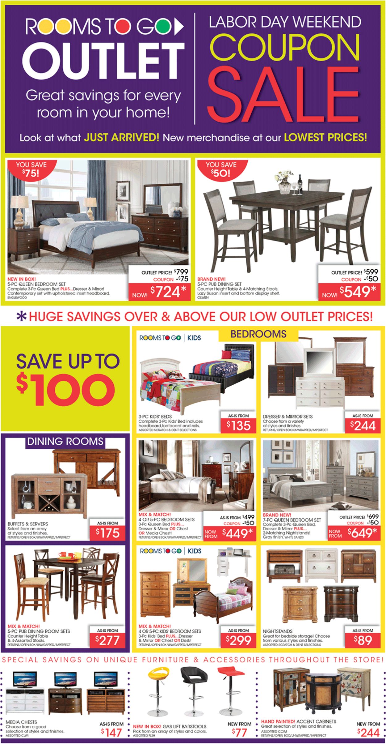 Rooms To Go Weekly Ad Circular - valid 09/03-09/09/2020 (Page 3)