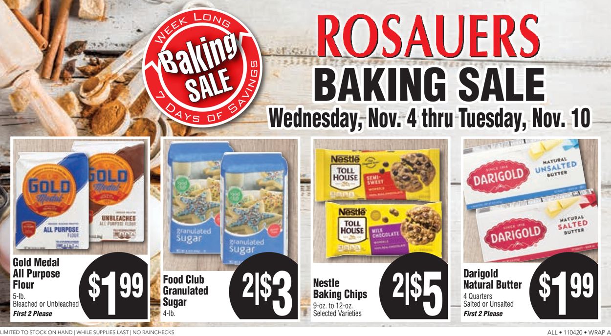 Rosauers Weekly Ad Circular - valid 11/04-11/10/2020