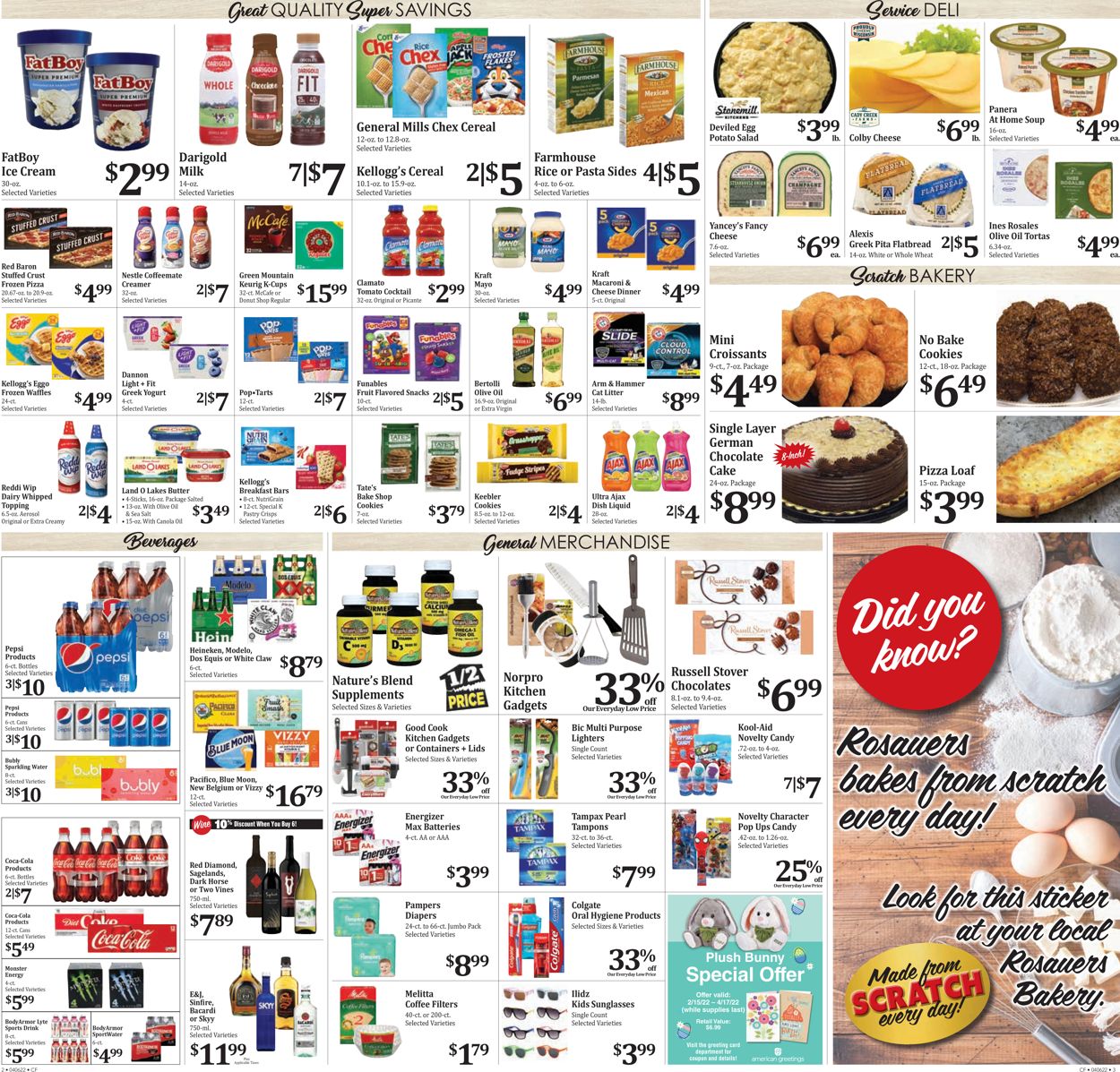 Rosauers EASTER 2022 Weekly Ad Circular - valid 04/06-04/12/2022 (Page 4)