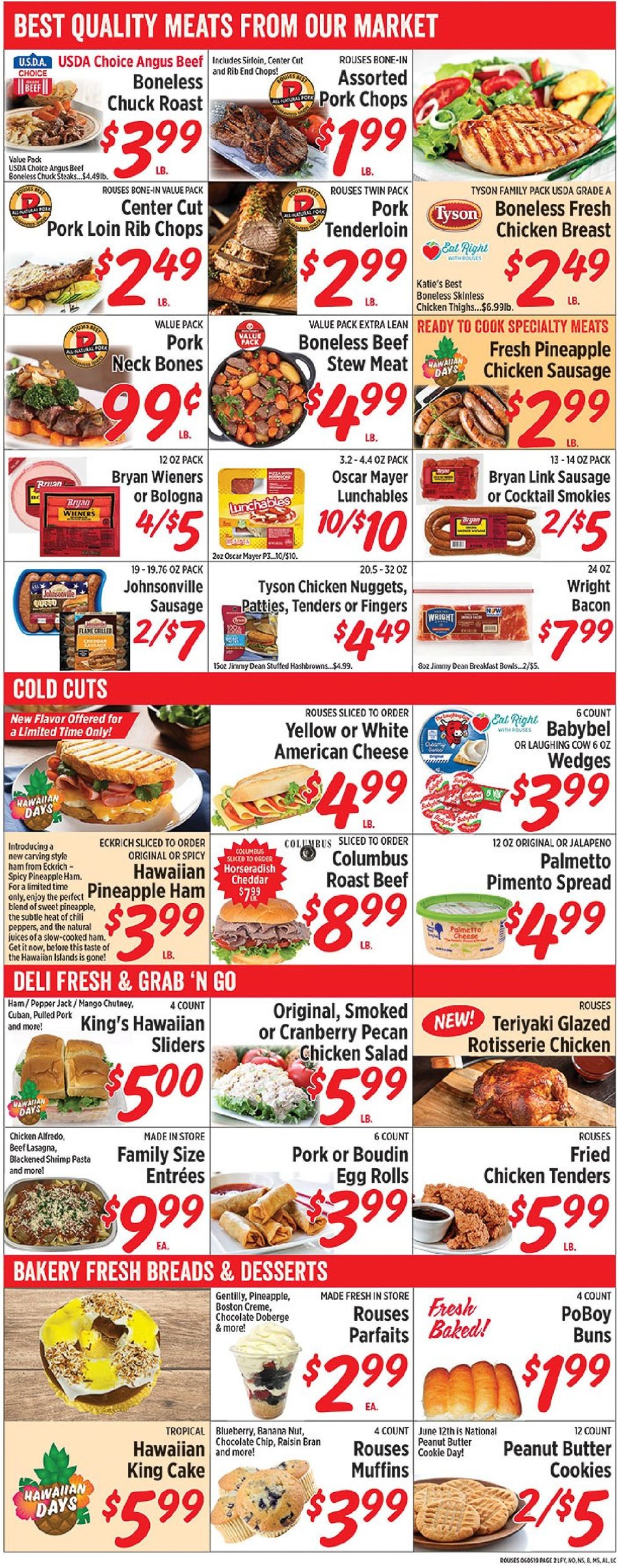 Rouses Weekly Ad Circular - valid 06/05-06/12/2019 (Page 2)
