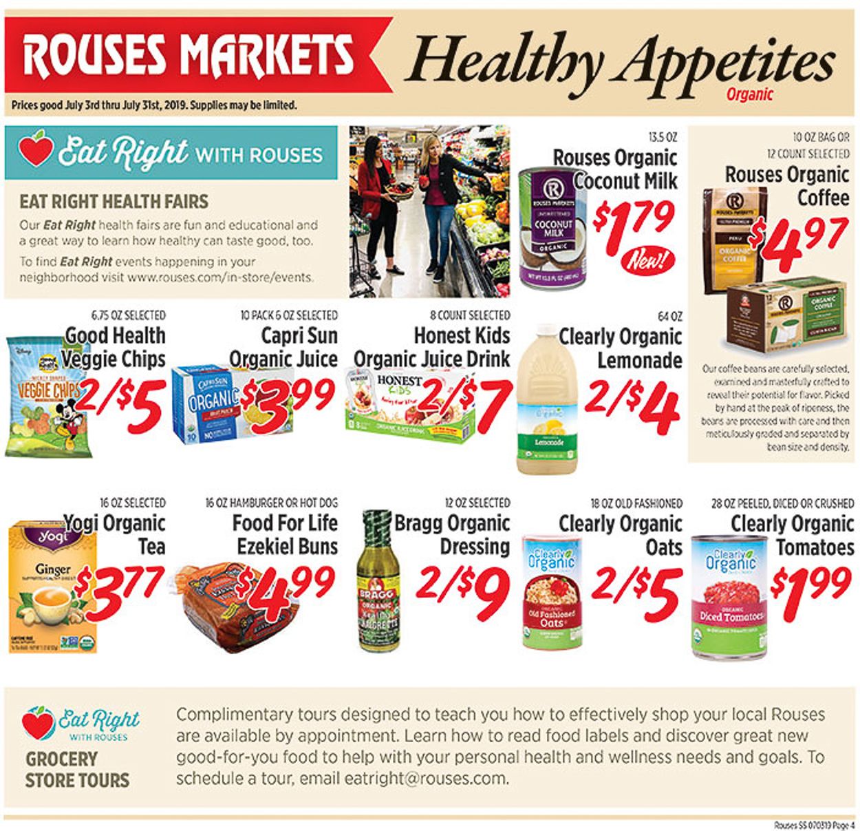 Rouses Weekly Ad Circular - valid 07/03-07/31/2019 (Page 4)