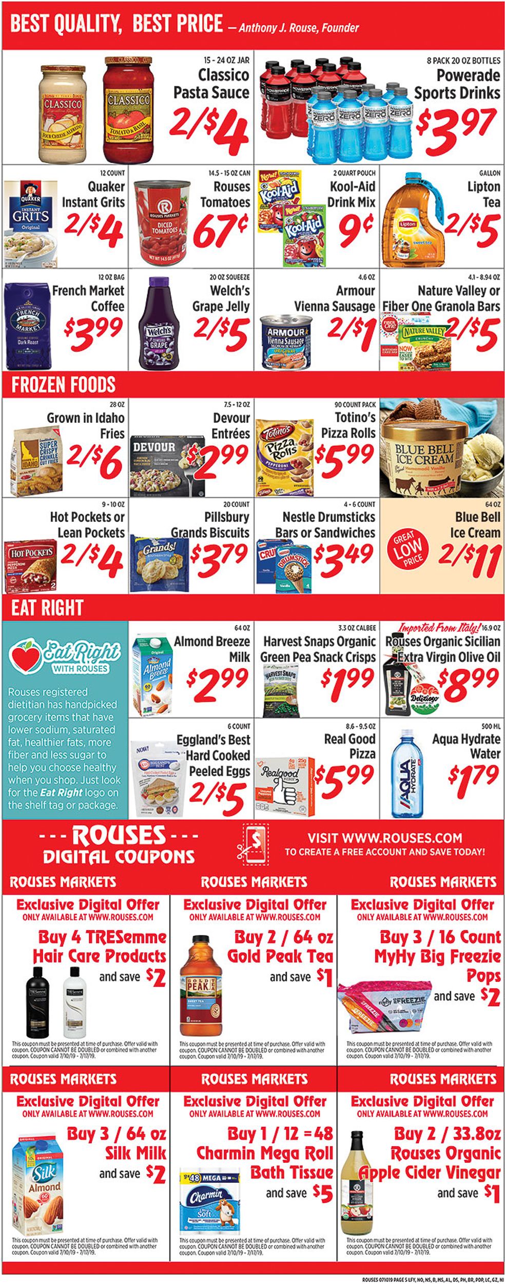 Rouses Weekly Ad Circular - valid 07/10-07/17/2019 (Page 5)