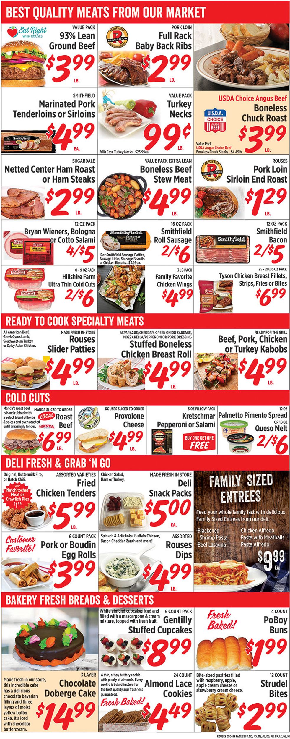 Rouses Weekly Ad Circular - valid 09/04-09/11/2019 (Page 2)