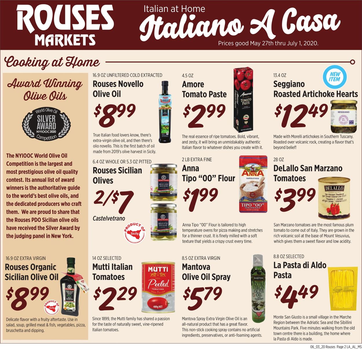 Rouses Weekly Ad Circular - valid 05/27-07/01/2020 (Page 2)