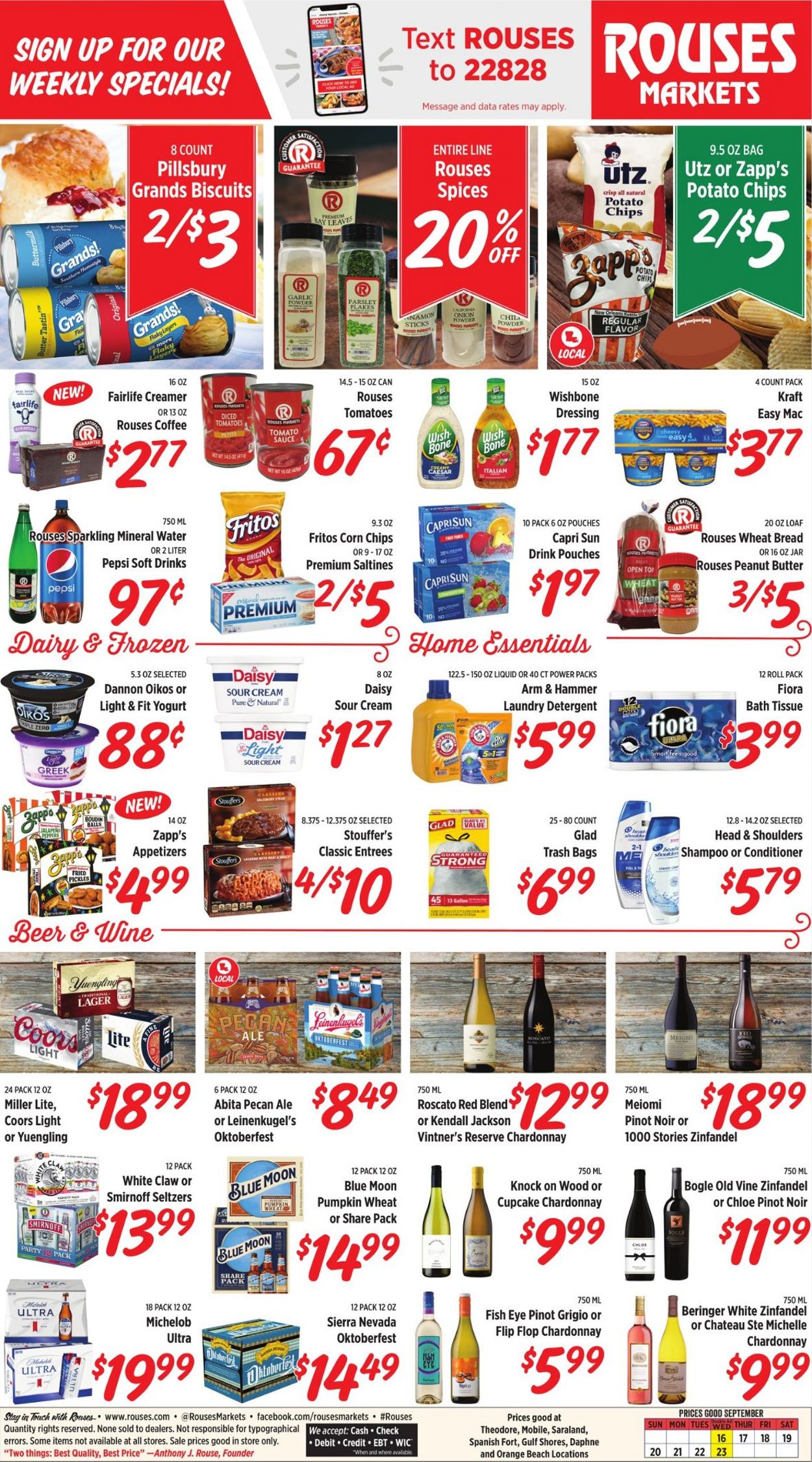 Rouses Weekly Ad Circular - valid 09/16-09/23/2020 (Page 2)