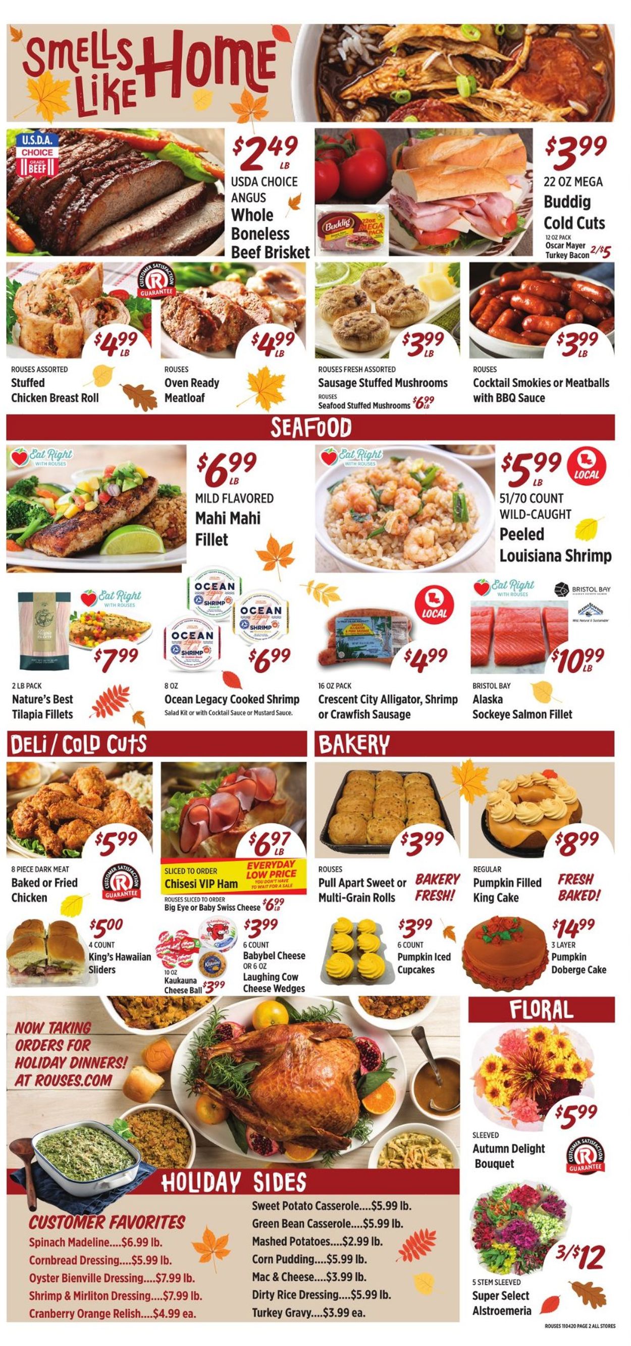 Rouses Weekly Ad Circular - valid 11/04-11/11/2020 (Page 2)