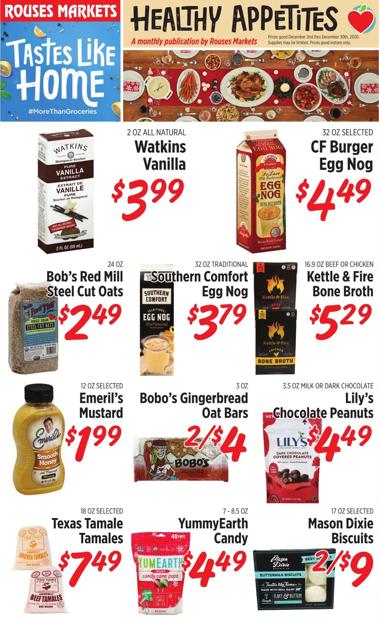 Rouses Weekly Ad Circular - valid 12/02-12/30/2020 (Page 2)