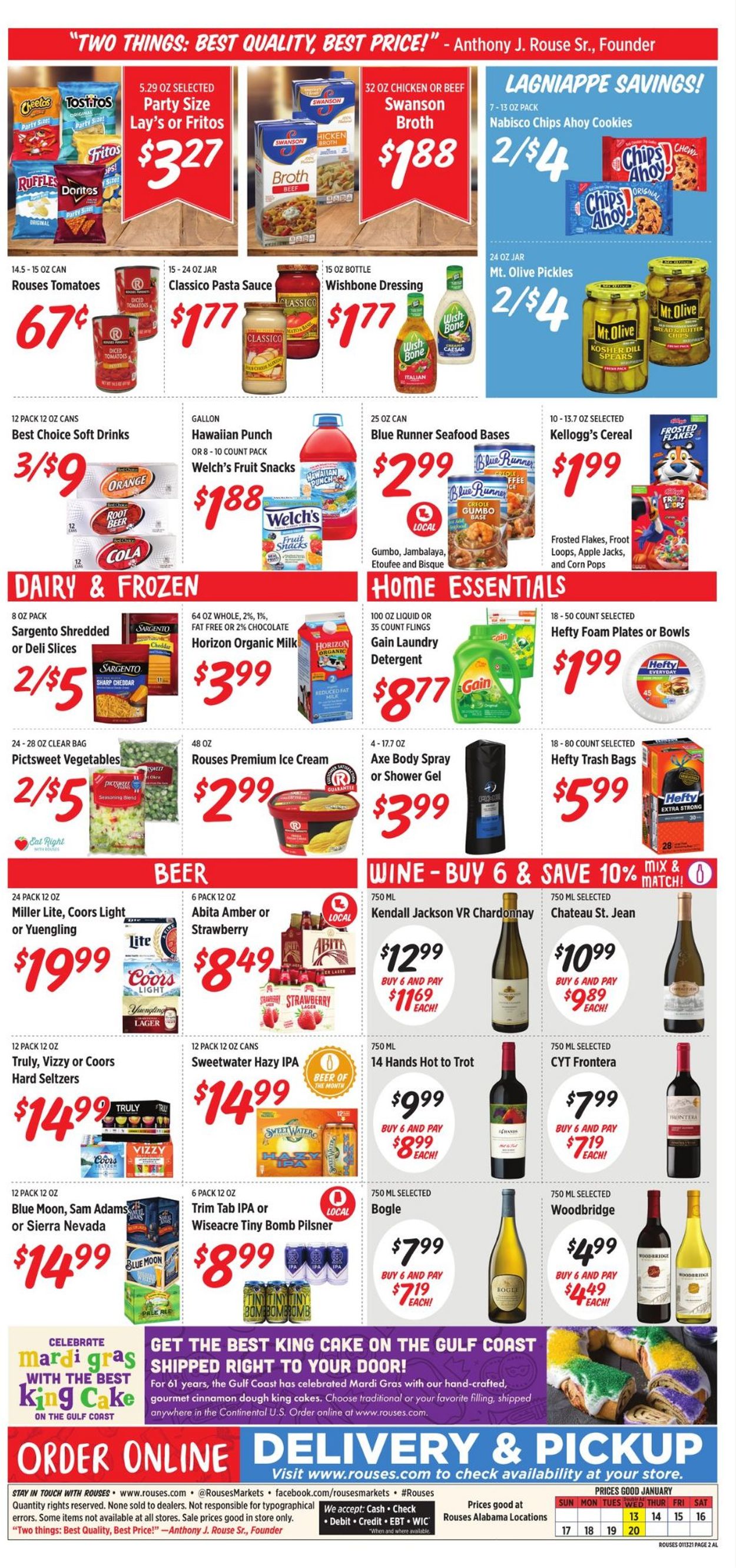 Rouses Weekly Ad Circular - valid 01/13-01/20/2021 (Page 2)
