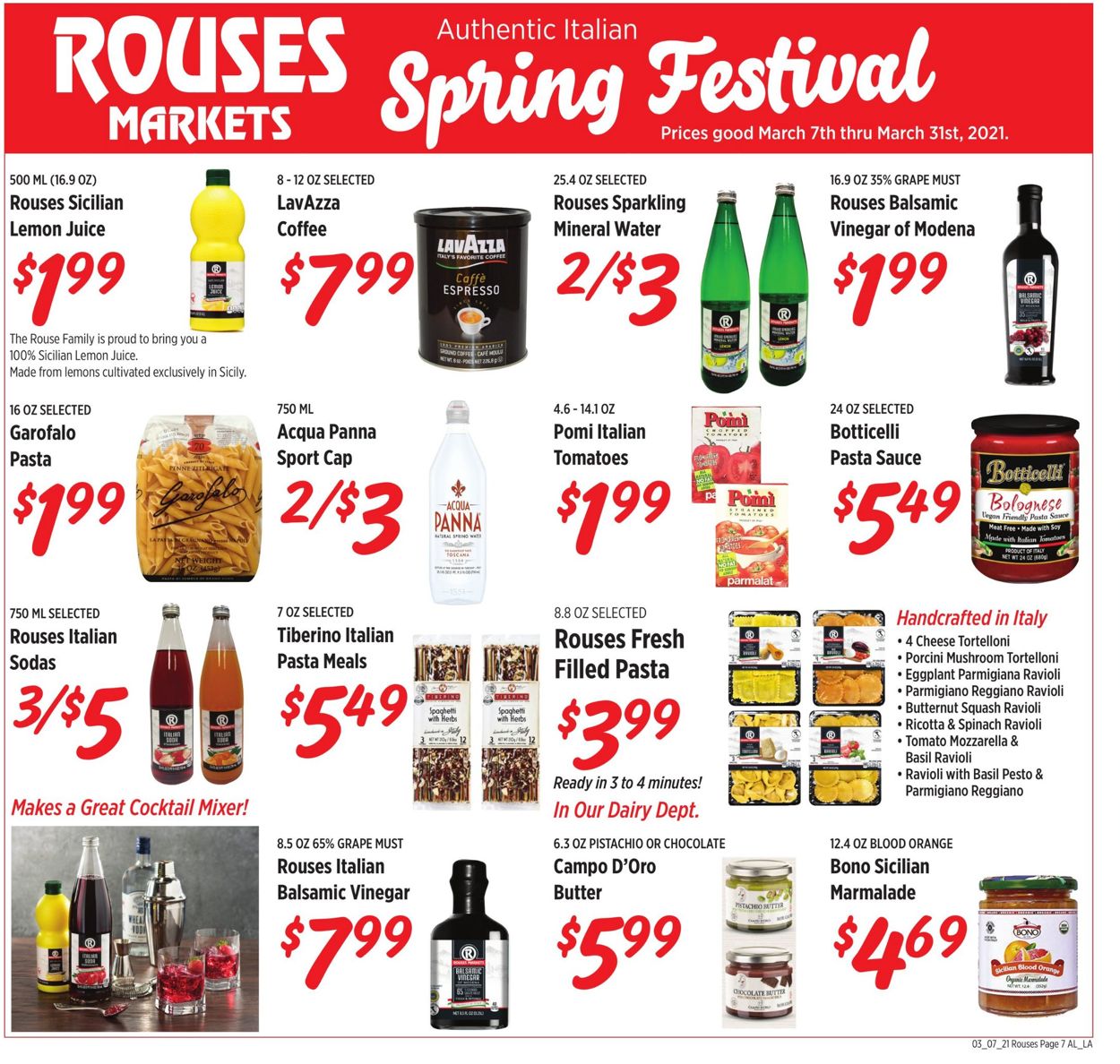 Rouses Weekly Ad Circular - valid 03/07-03/31/2021 (Page 7)