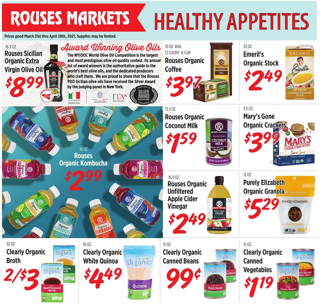 Rouses Easter 2021 Weekly Ad Circular - valid 03/31-04/28/2021