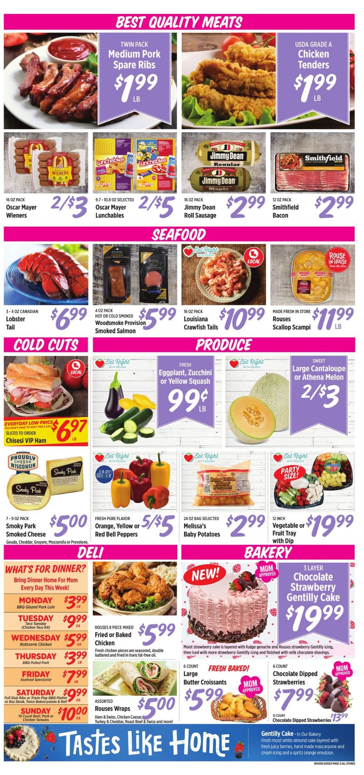 Rouses Weekly Ad Circular - valid 05/05-05/12/2021 (Page 2)