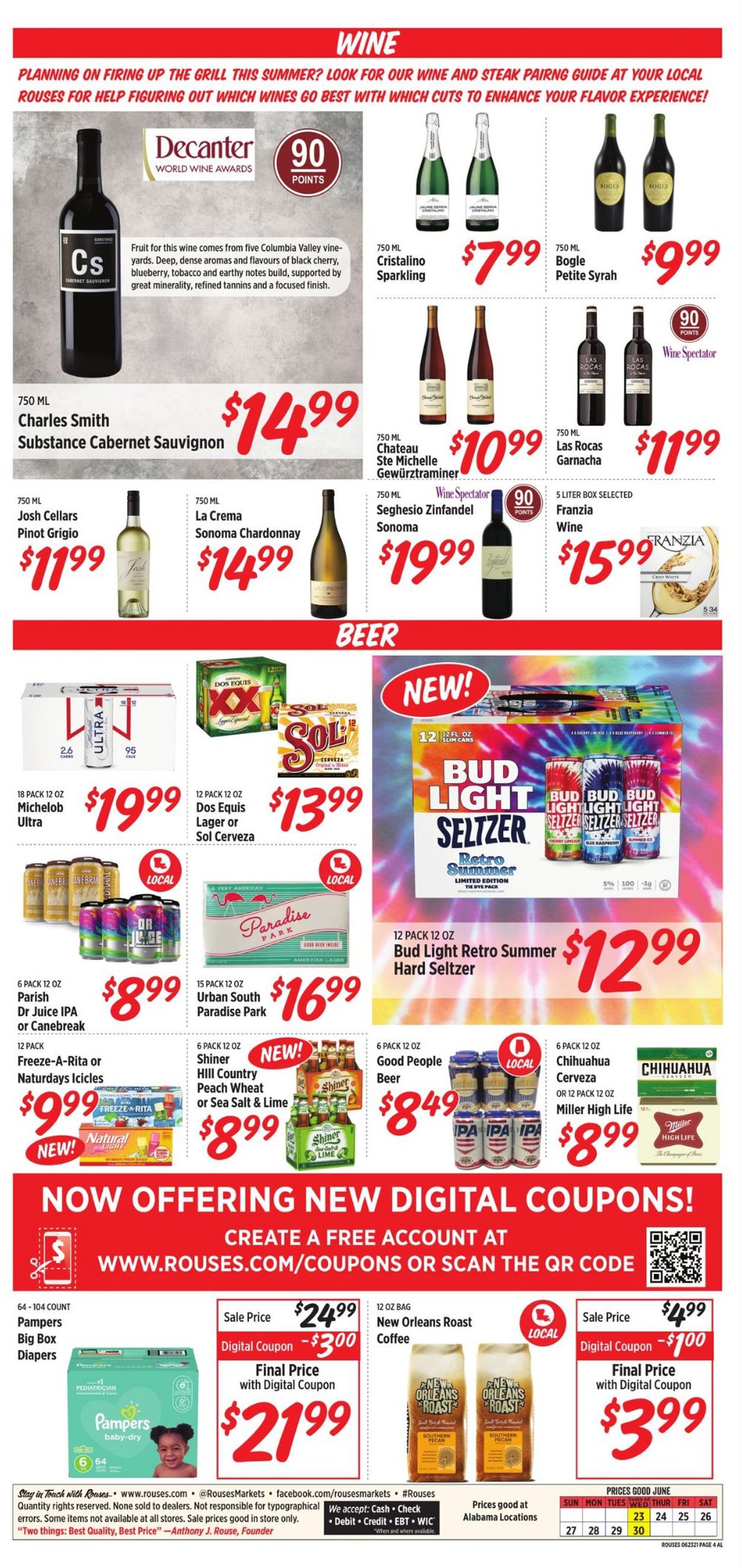 Rouses Weekly Ad Circular - valid 06/23-06/30/2021 (Page 6)